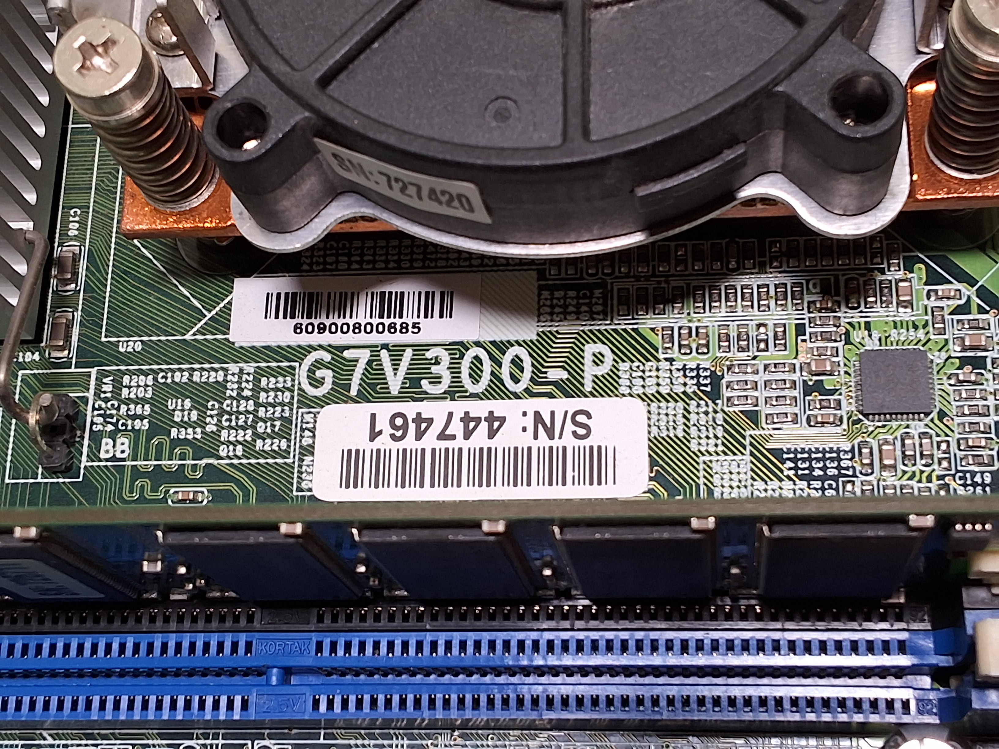 Used G7V300-P-G MOTHERBOARD G7V301-050G