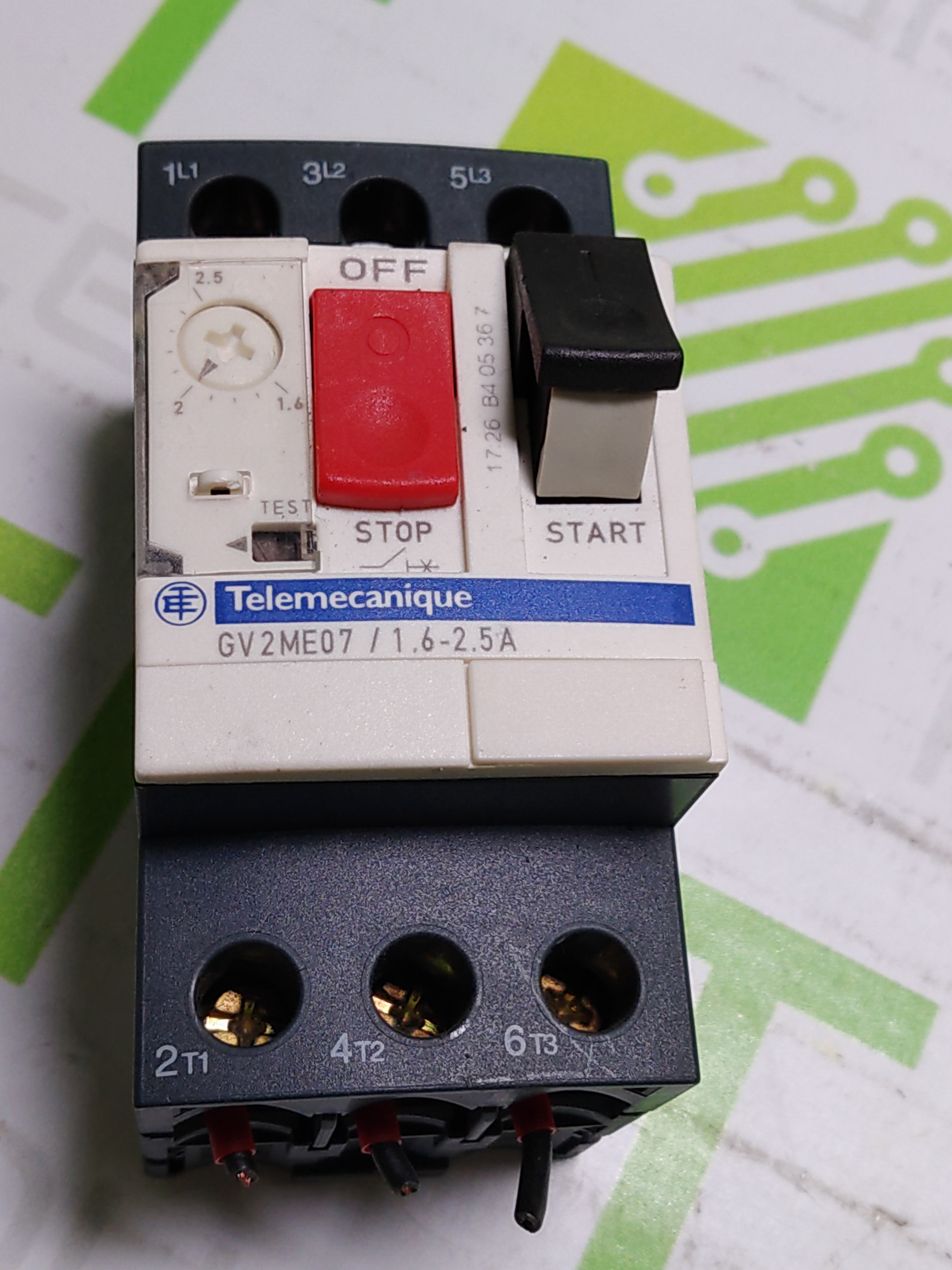 Used SCHNEIDER ELECTRIC TELEMECANIQUE GV2ME04 CIRCUIT BREAKER 