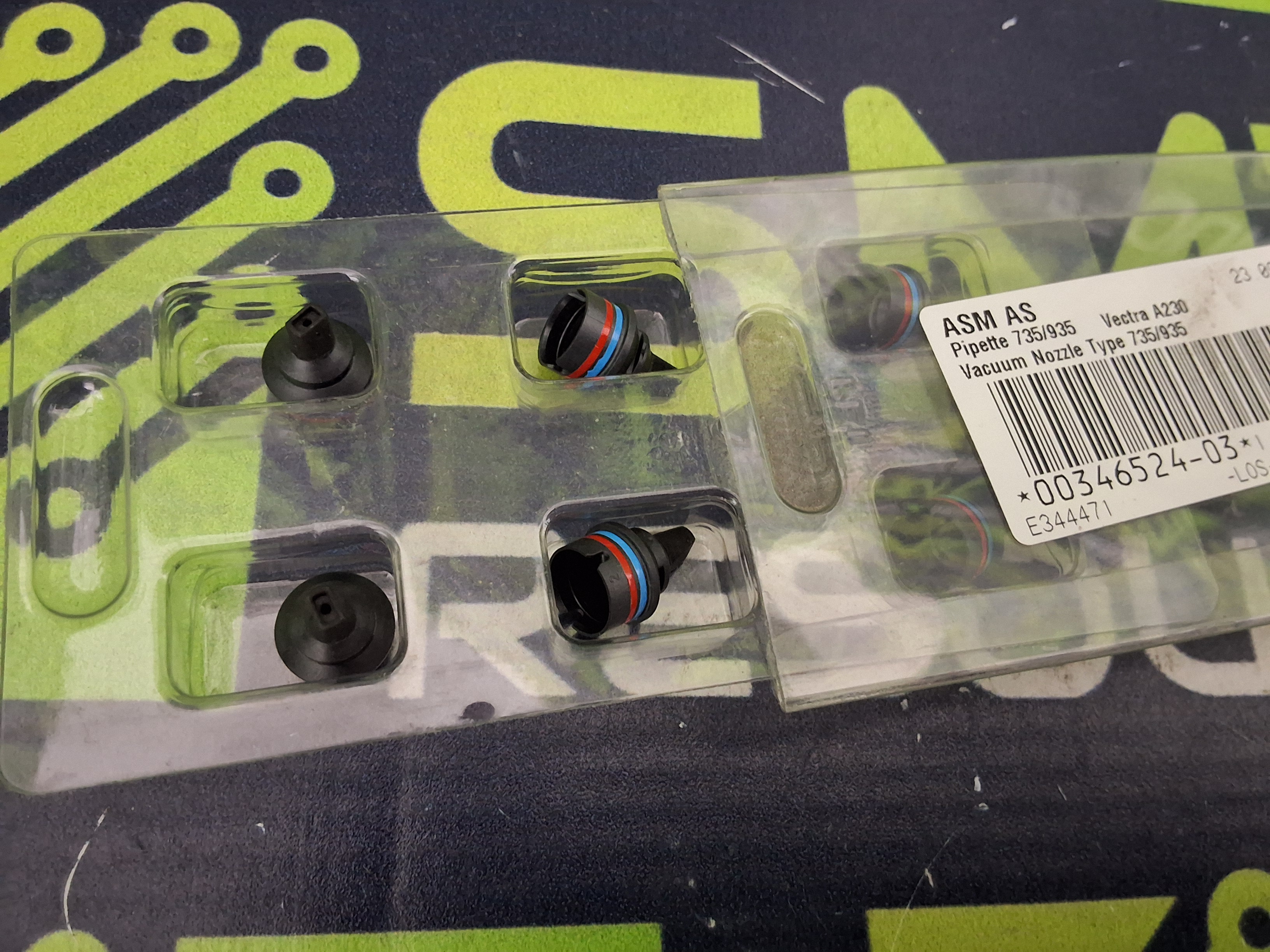 SIEMENS / ASM SIPLACE 00346524-03 TYPE 735 / 935 VECTRA A230 VACUUM NOZZLE LOT OF 6 UNITS - BRAND NEW