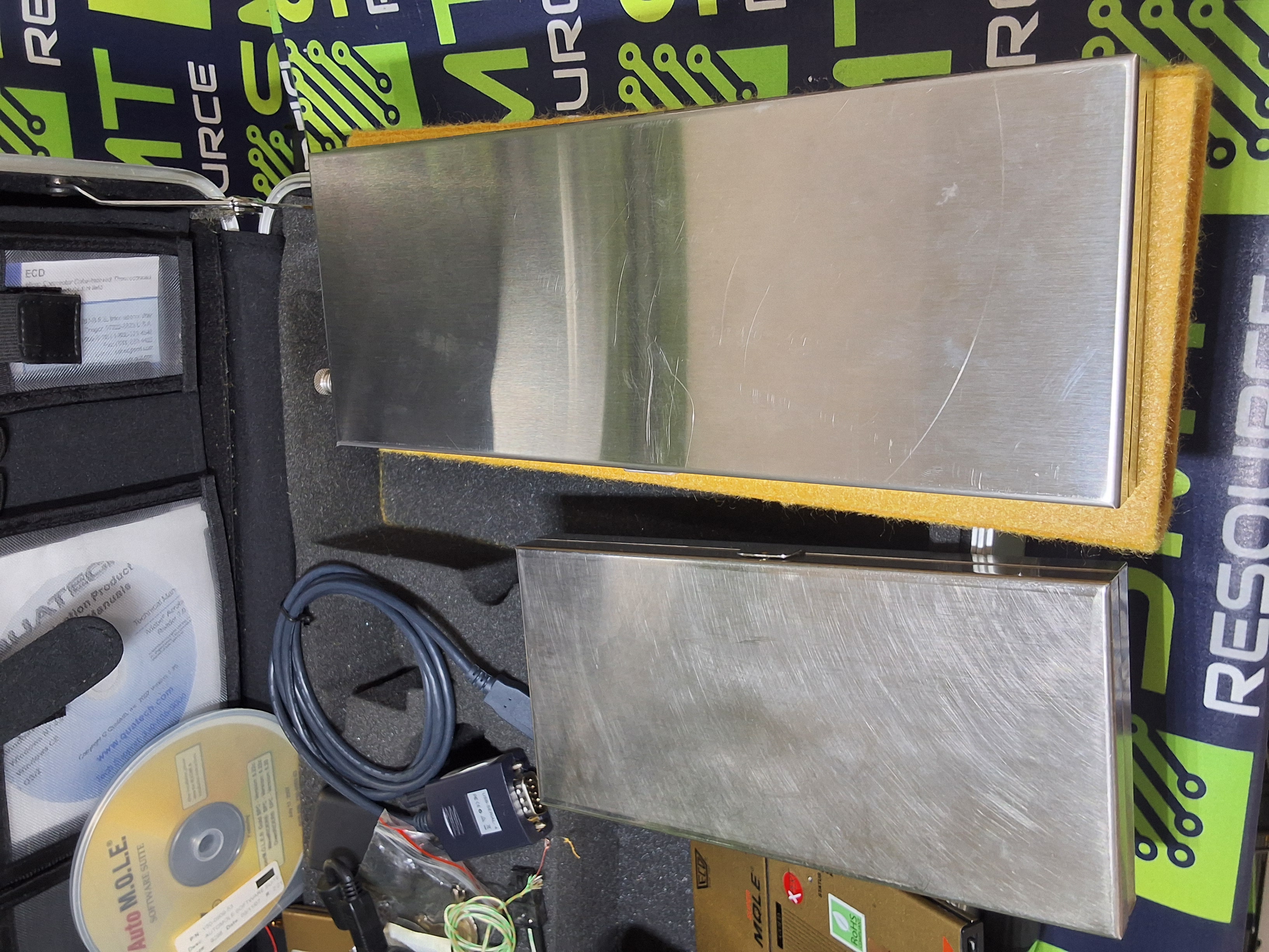 Used ECD SUPER M.O.L.E. GOLD THERMAL RADIO FREQUENCY PROFILER KIT E45-7647-45