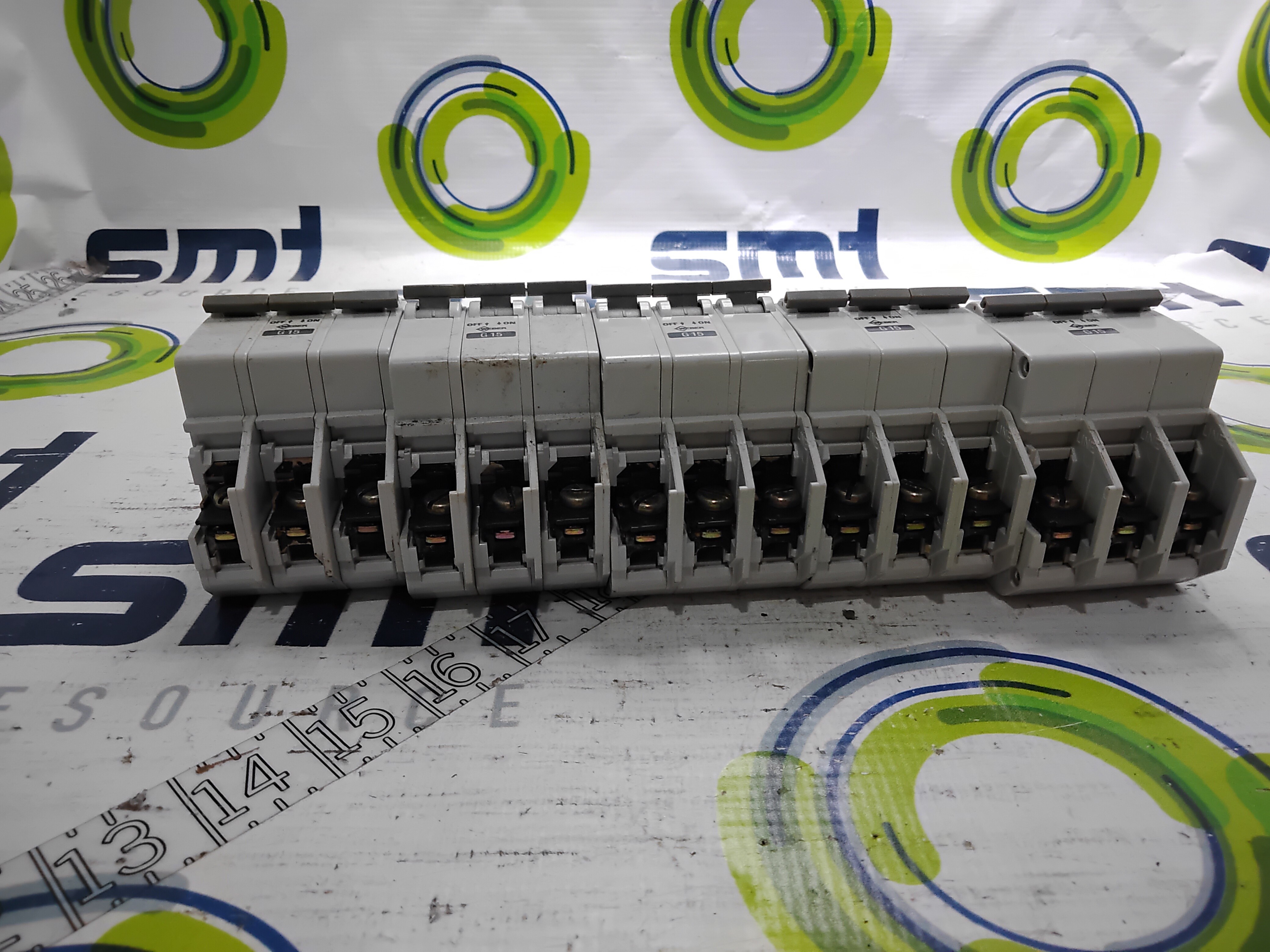 Used WEBER AS168B-3-15 1CIRCUIT BREAKER