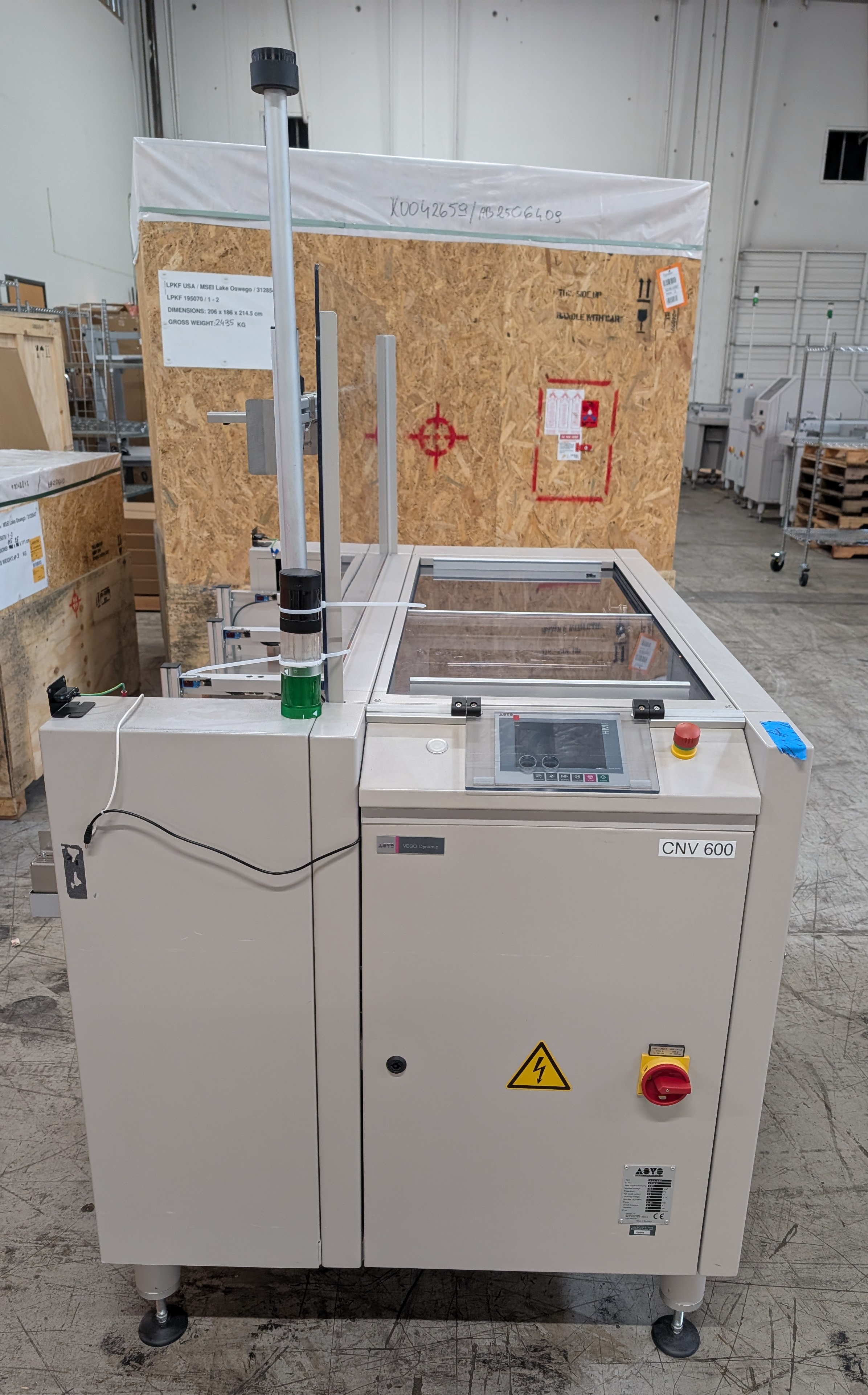 Used ASYS AES 03D Front of Line Unloader