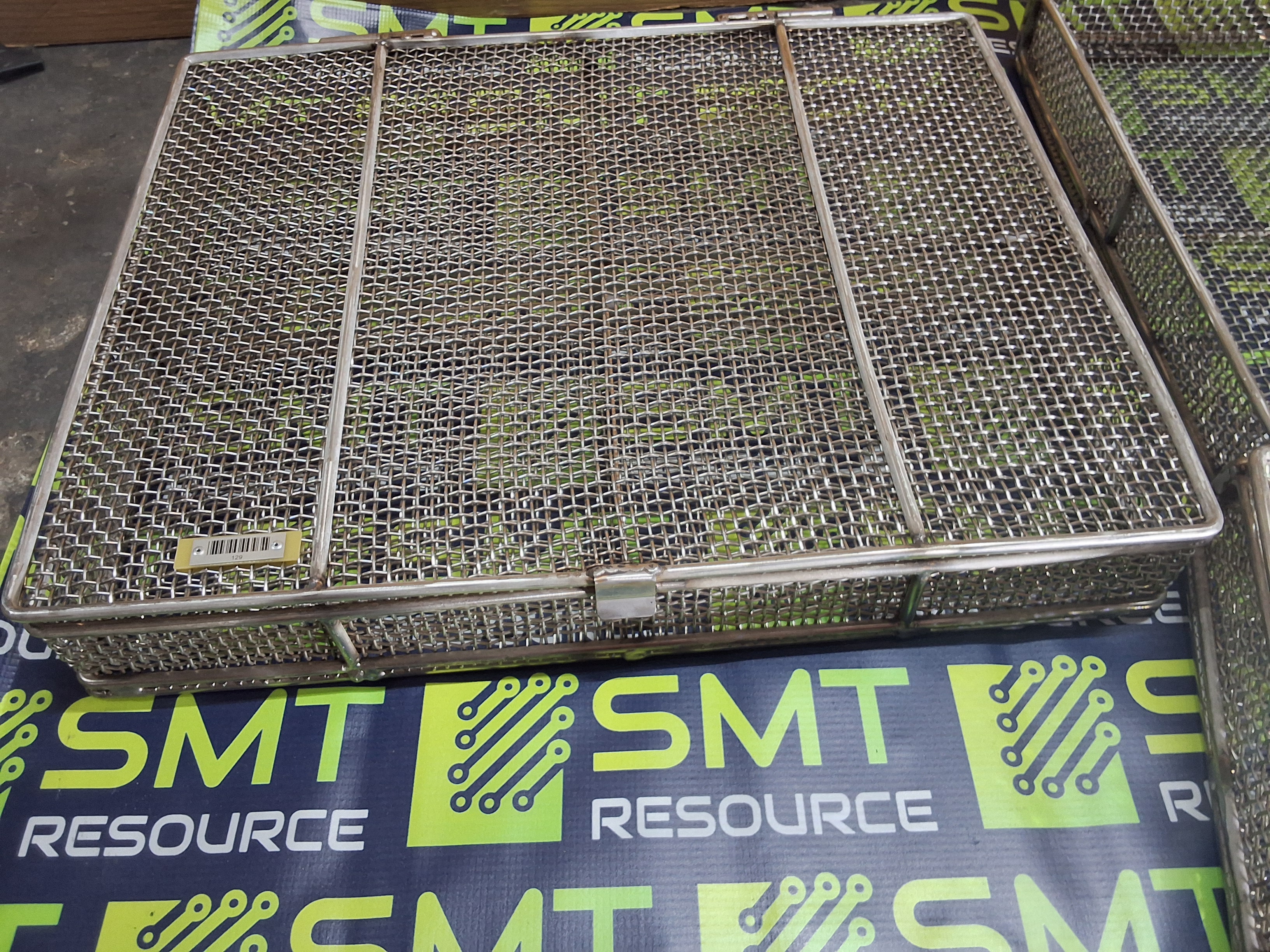 Used STAINLESS STEEL WIRE MESH PCB WASH BASKET 