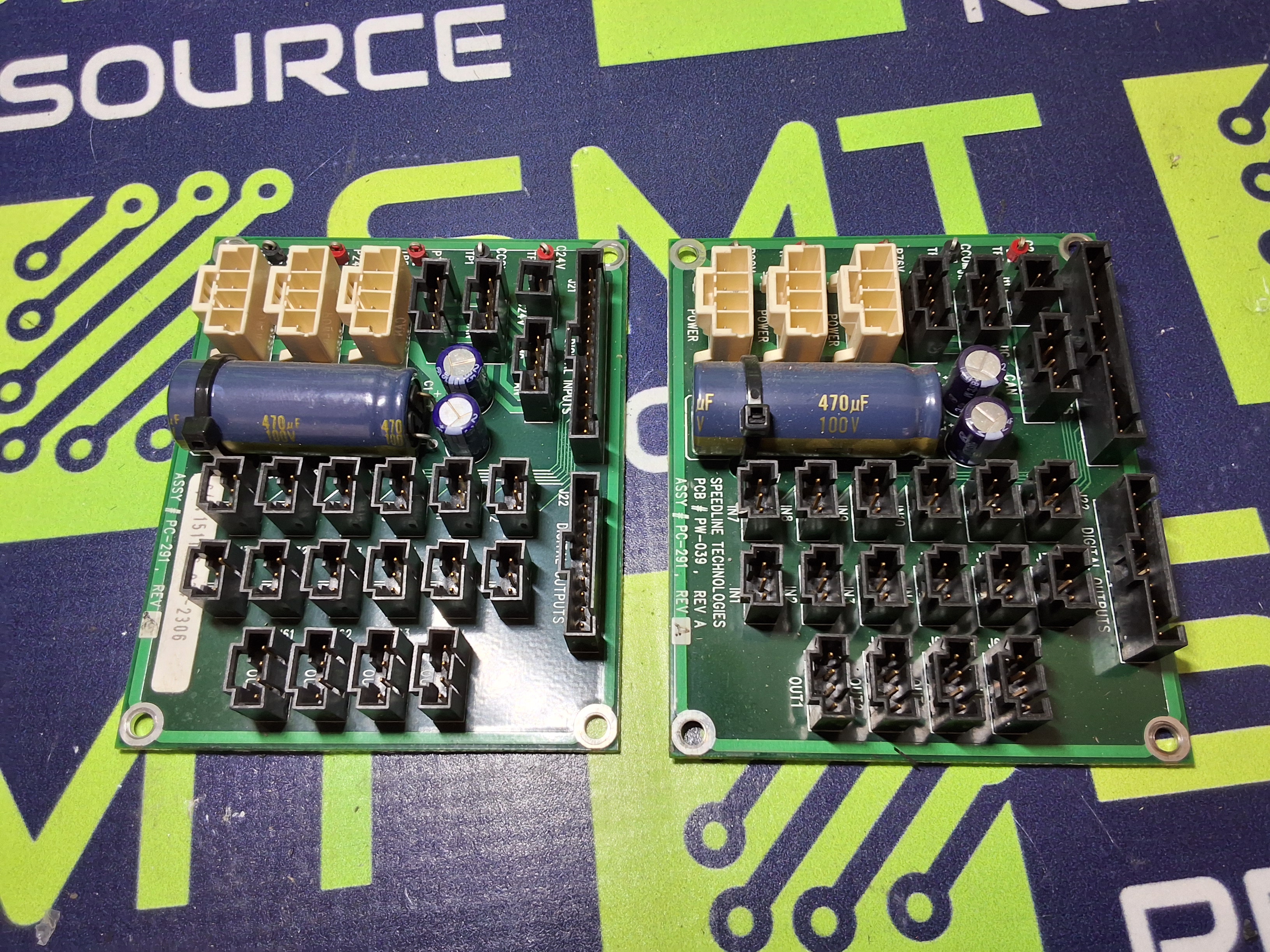 Used SPEEDLINE TECHNOLOGIES PC-291 / PW-039 CIRCUIT BOARD