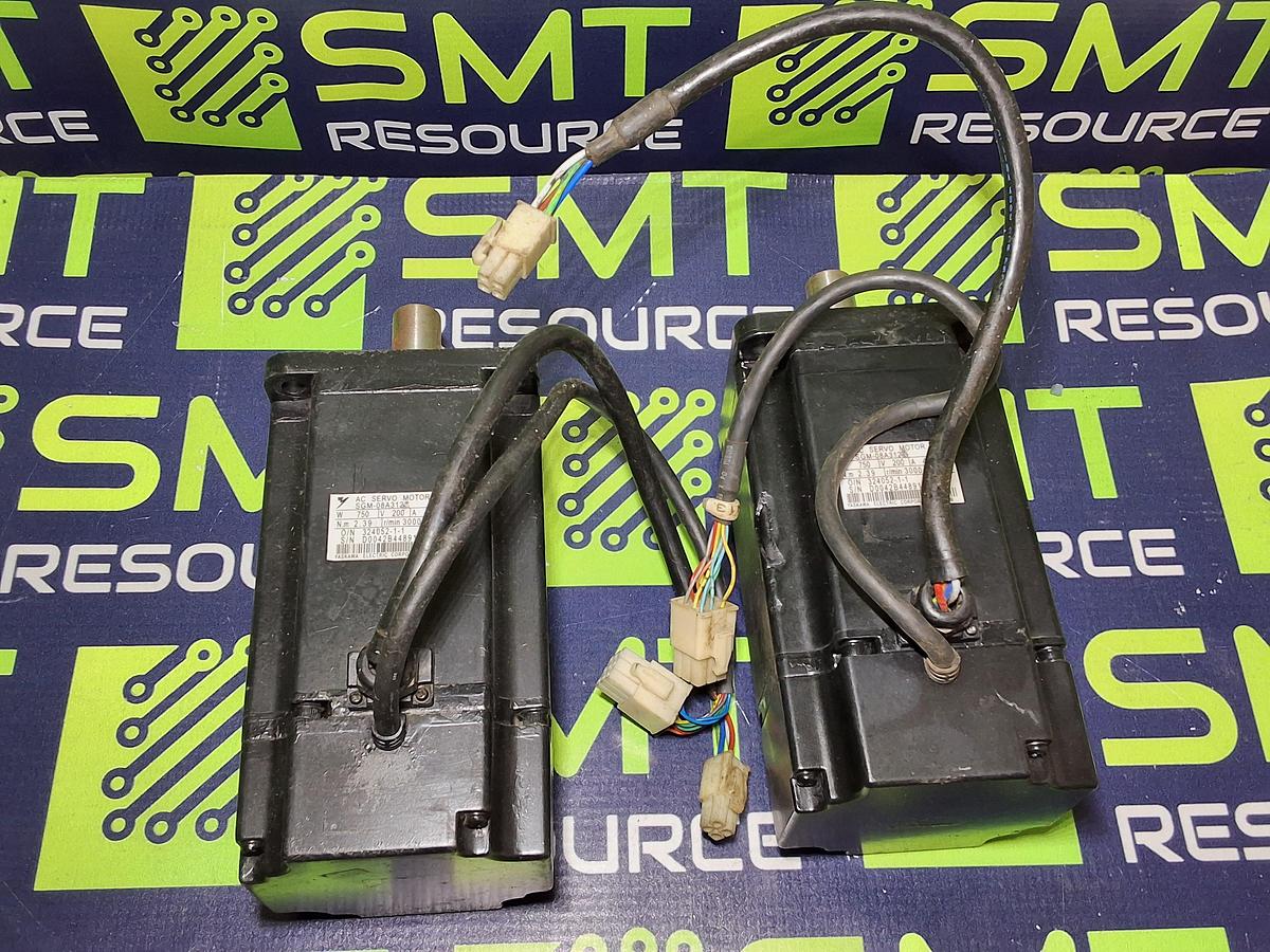 Used YASKAWA SGM-08A312 AC SERVO MOTOR