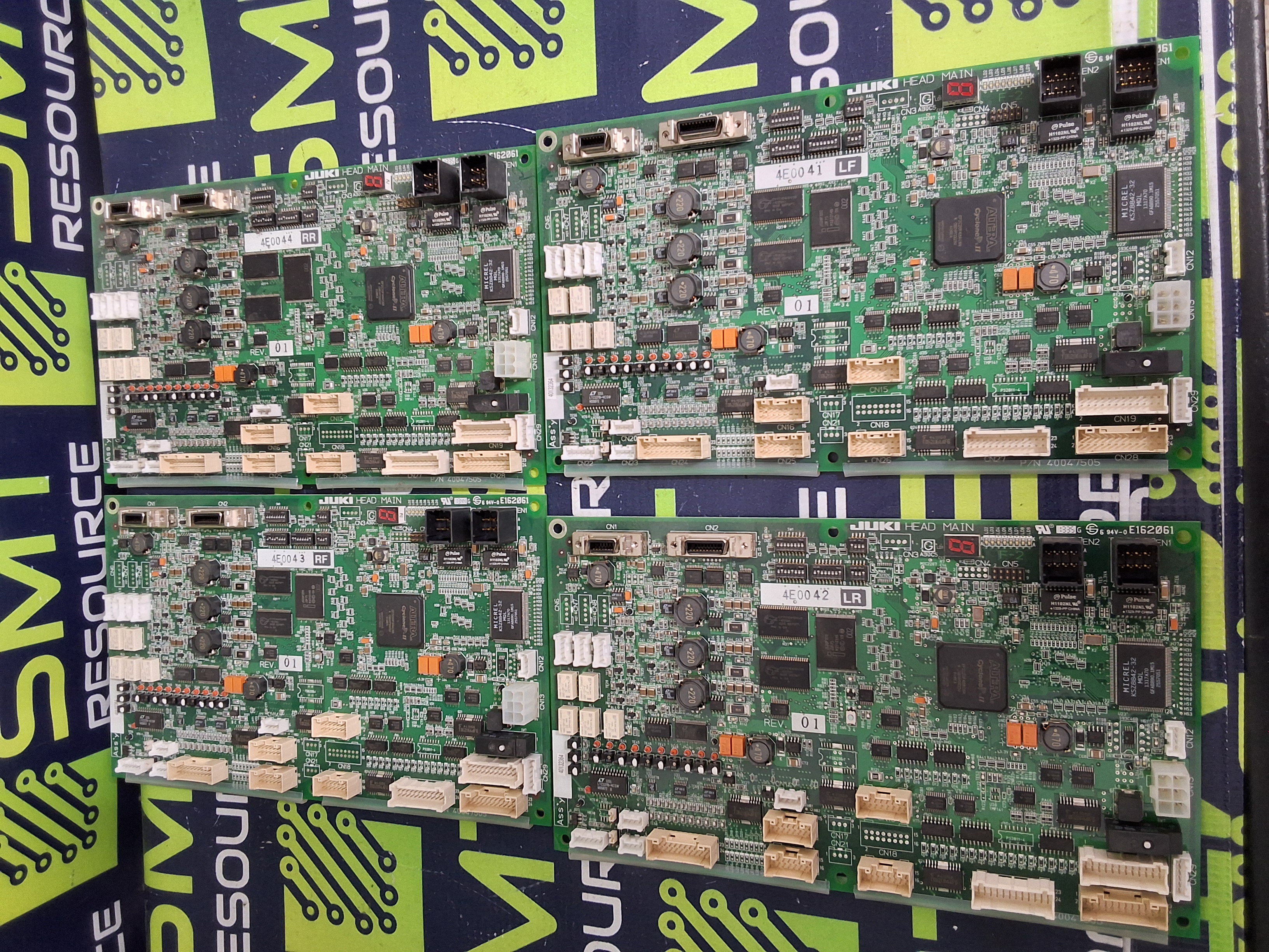 Used JUKI 40047505 HEAD MAIN CIRCUIT BOARD ASSEMBLY