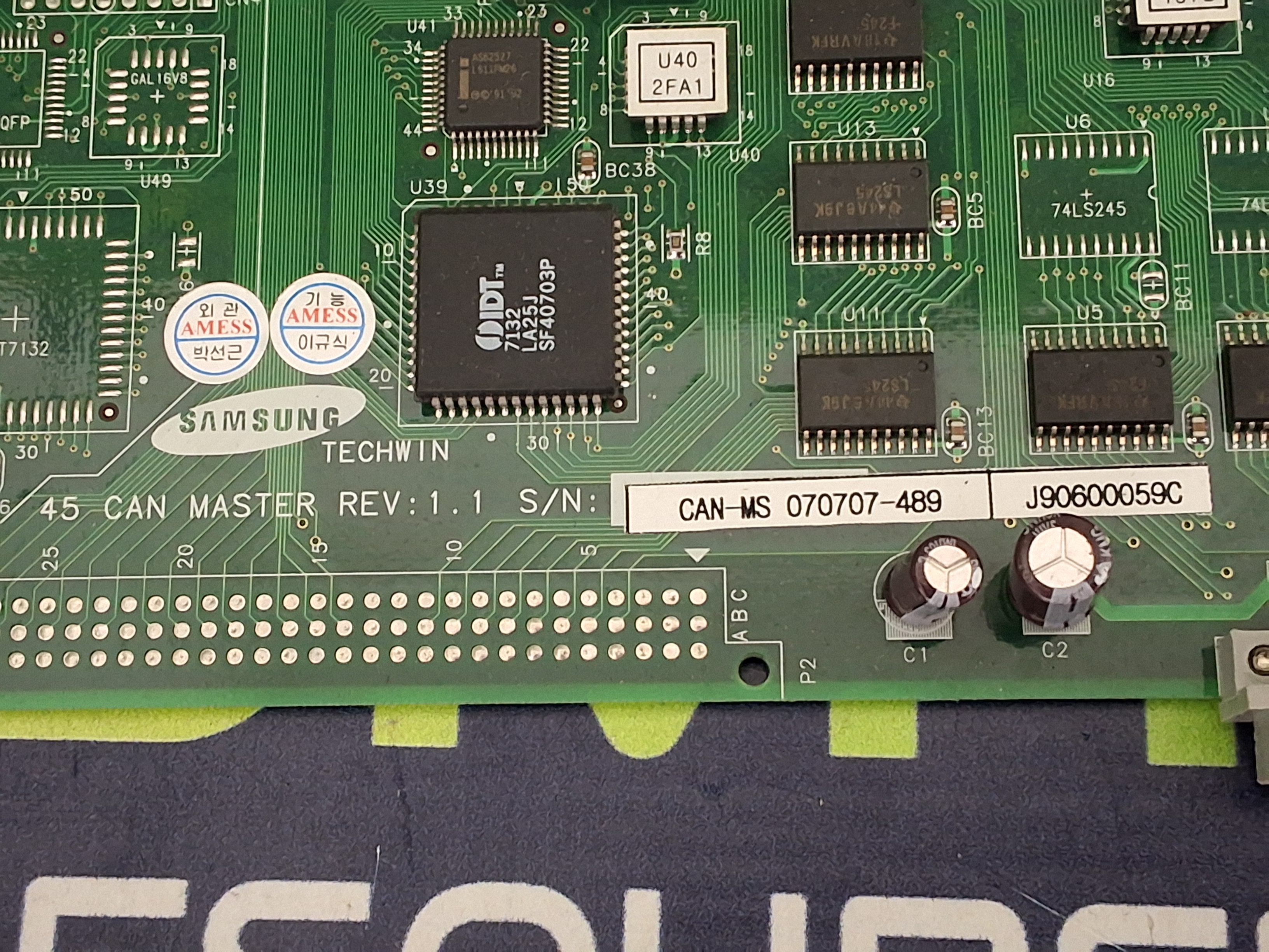 Used SAMSUNG J90600059C CAN-MS MASTER BOARD FOR SAMSUNG CP45