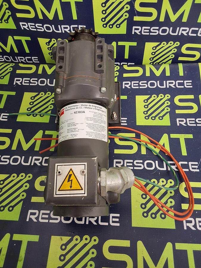 Used DAYTON 4Z383A DC GEARMOTOR 1/8HP 90V 31RPM 1.5A