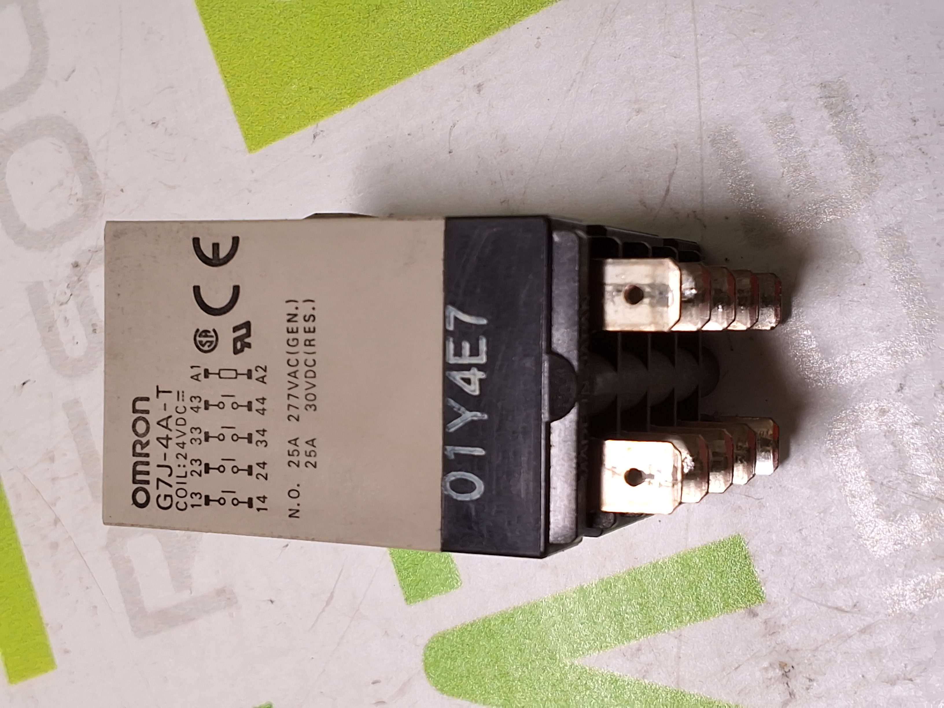 Used OMRON G7J-4A-T POWER RELAY