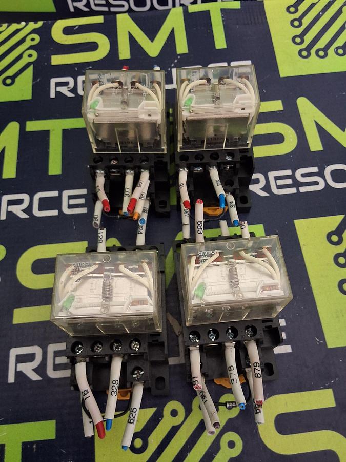 Used OMRON LY4N POWER RELAY - LOT OF 2 -