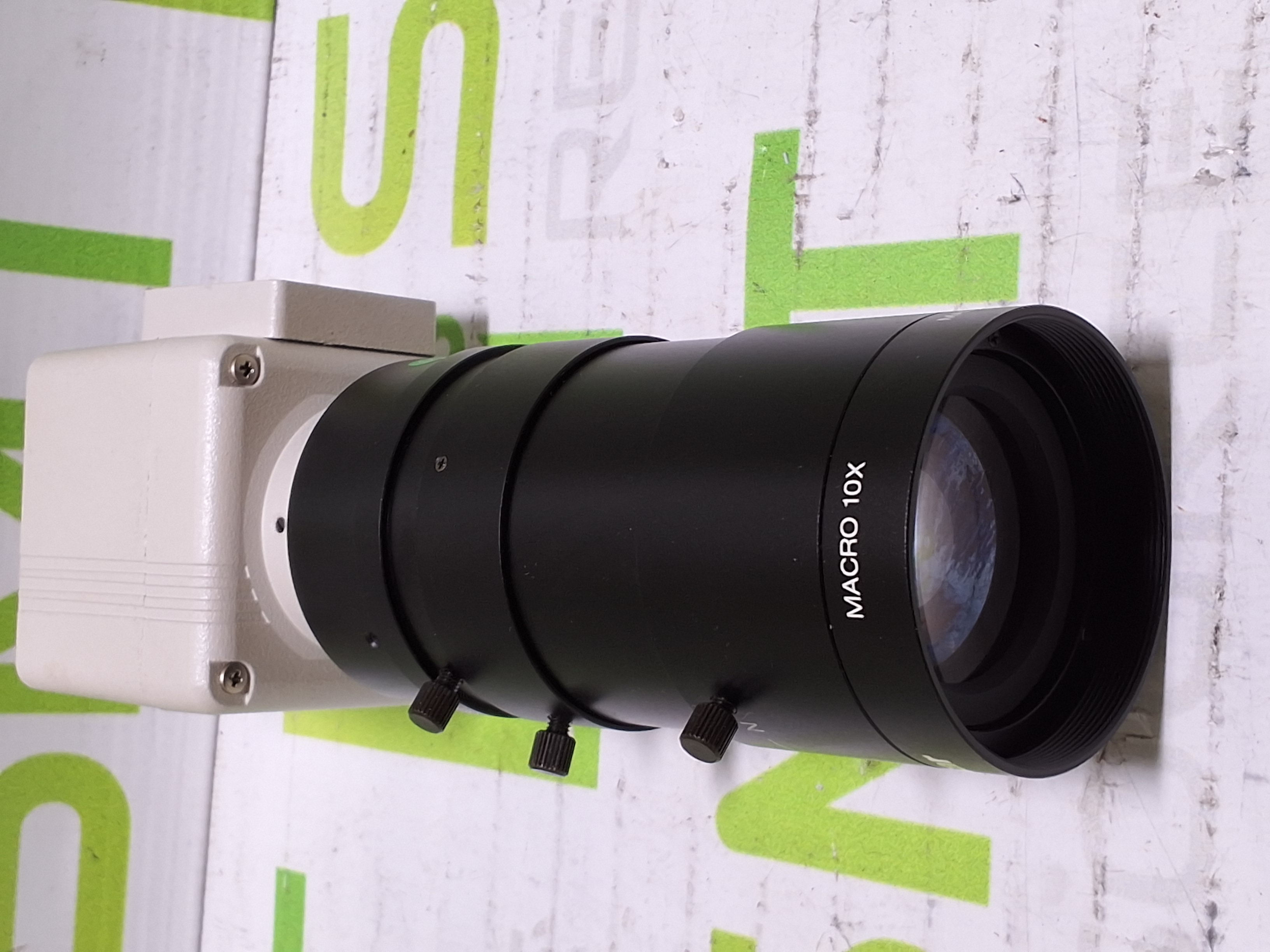 Used COMPUTAR MACRO 10X ZOOM LENS WITH SENTECH STC-630 CCD CAMERA