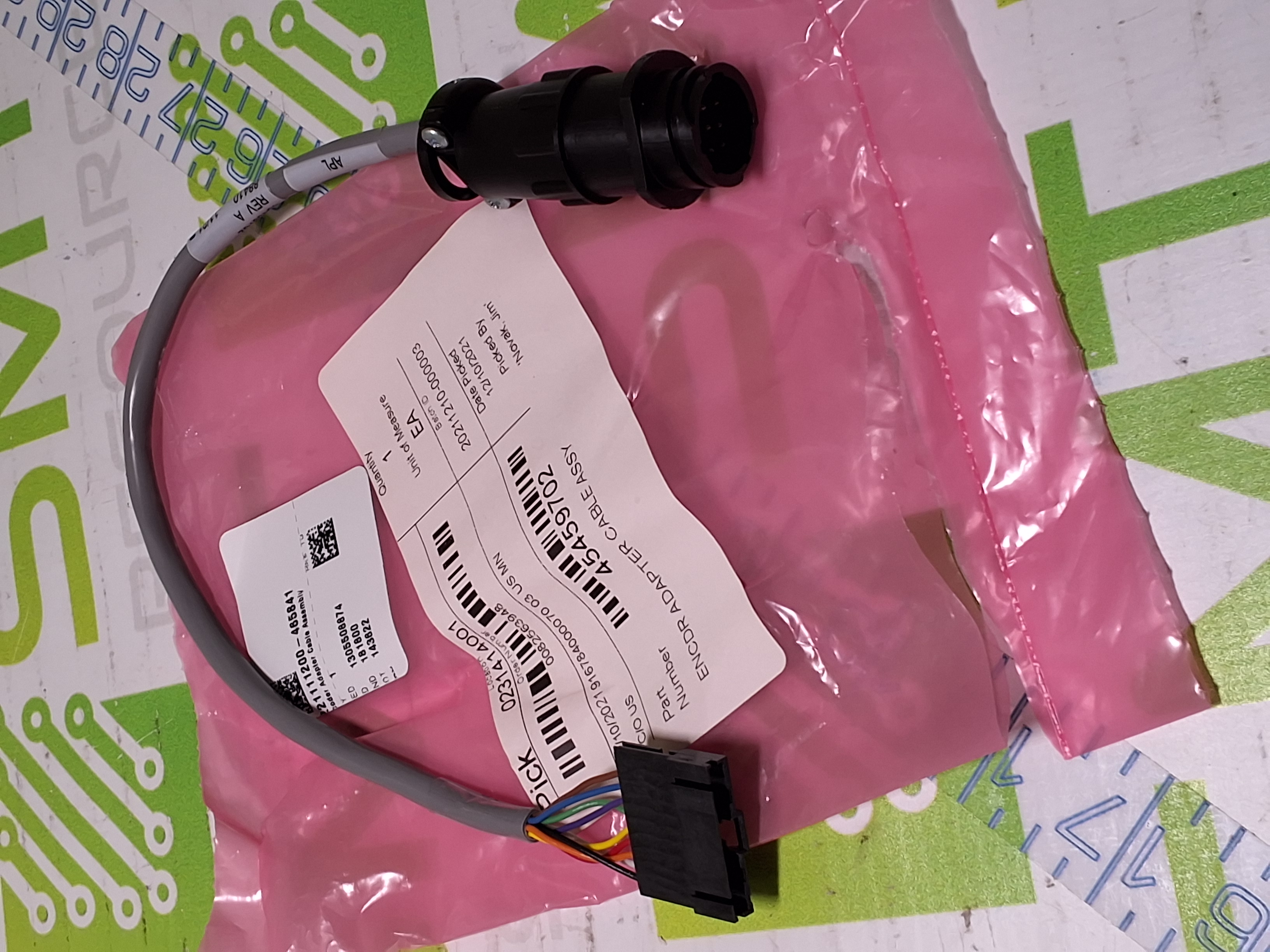 NEW UNIVERSAL INSTRUMENTS 45459702 ENCODER ADAPTER CABLE ASSEMBLY