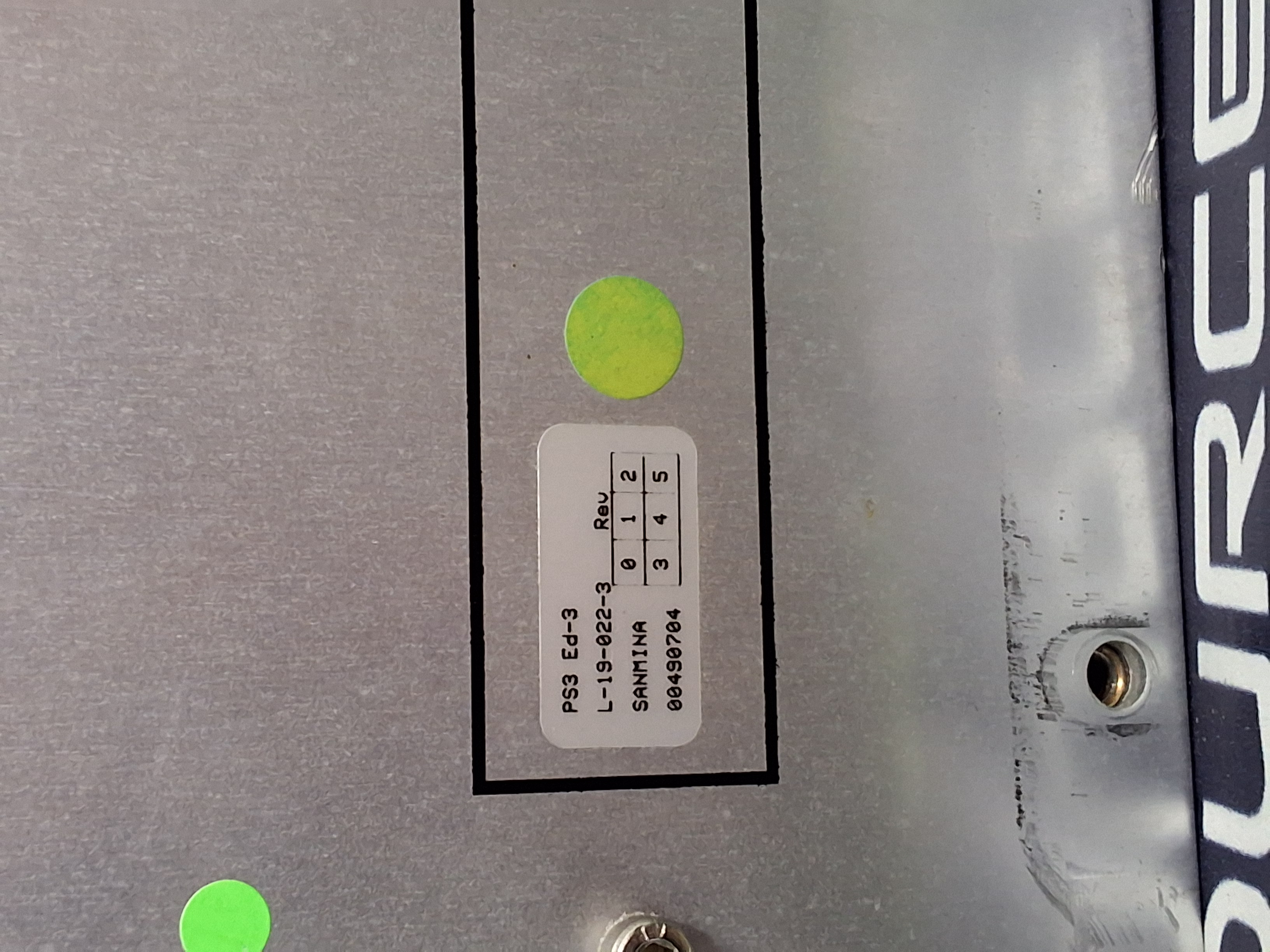 Used MYDATA PS3 POWER SUPPLY L-019-0022-3 