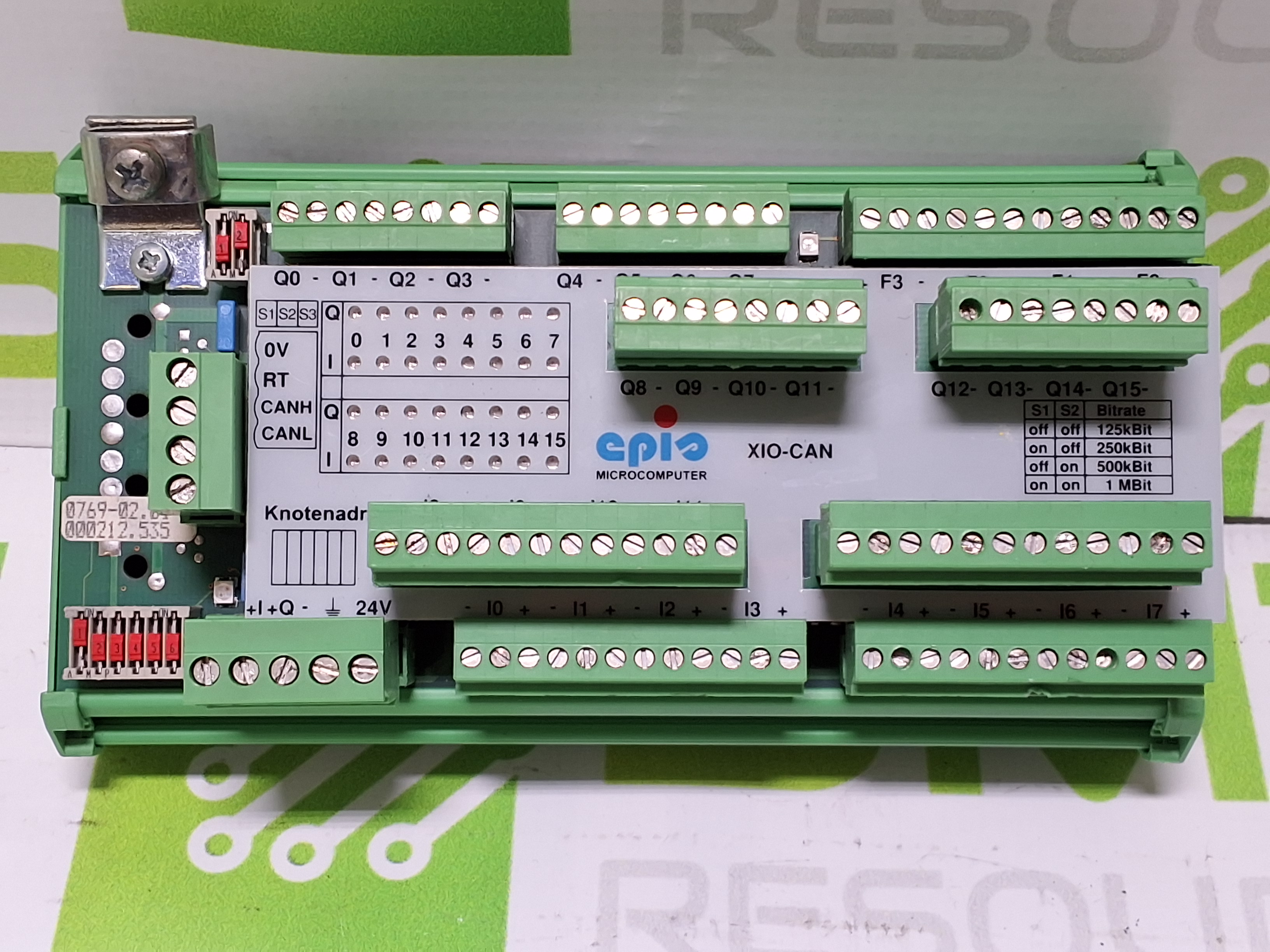 Used EPIS MICROCOMPUTER XIO-CAN 8498-02.501