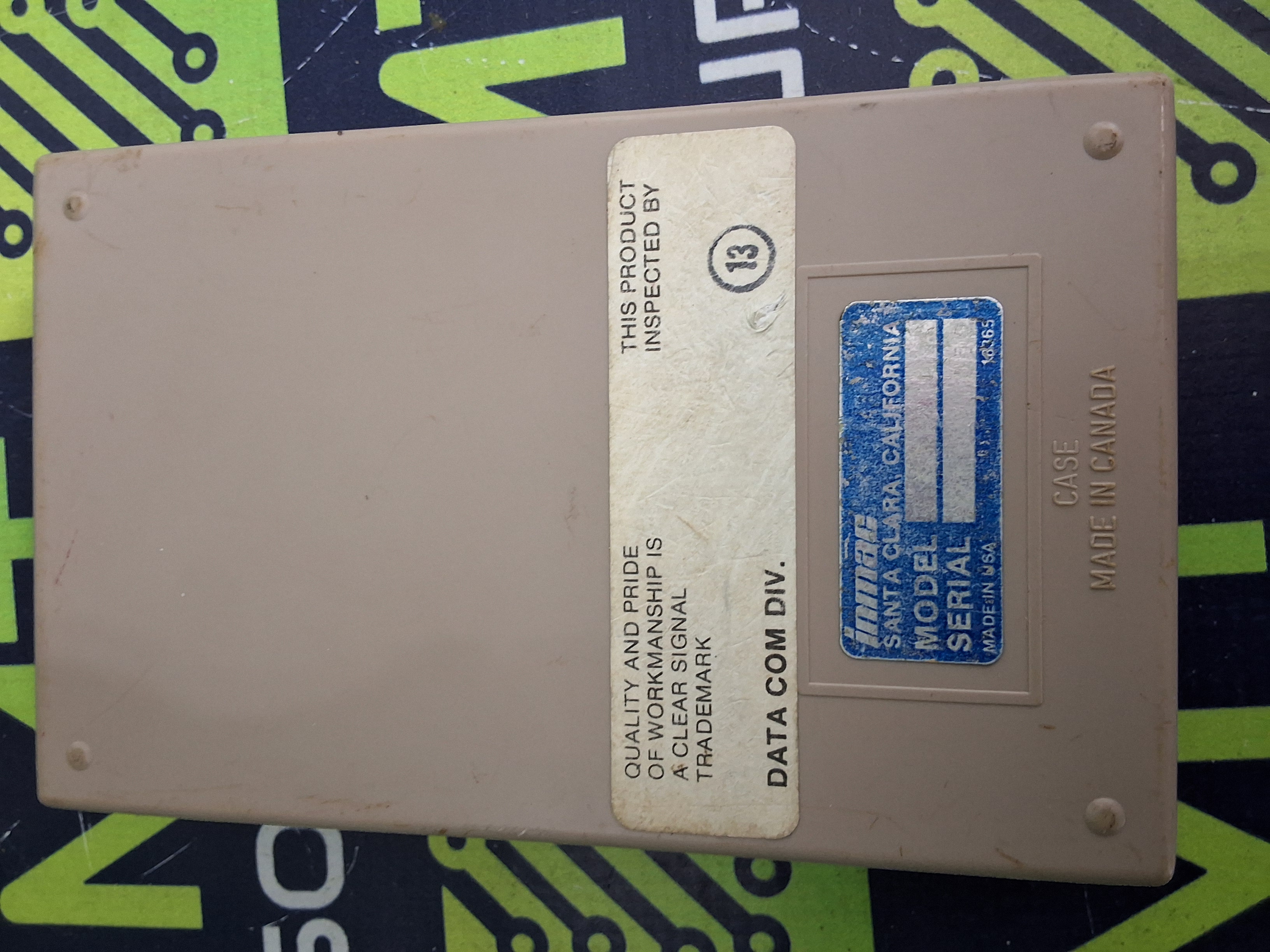 Used INMAC RS 232 DIGITAL INTERFACE