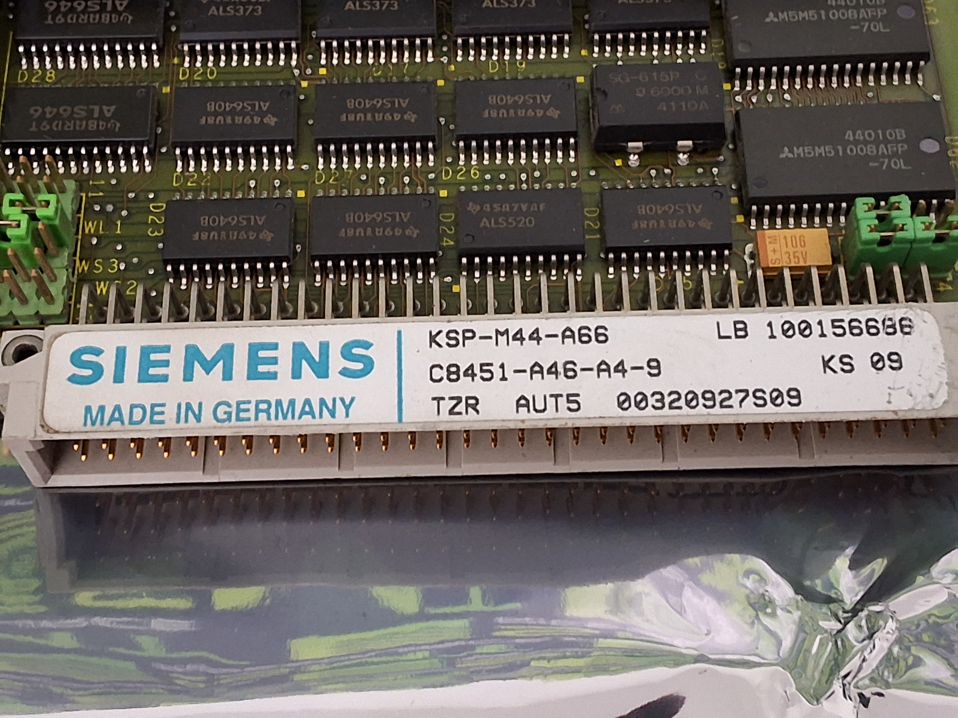 Used SIEMENS KSP-M44-A66 / C8451-A46-A4-9 / C8451-A46-C1-3 CONTROL CPU CIRCUIT BOARD