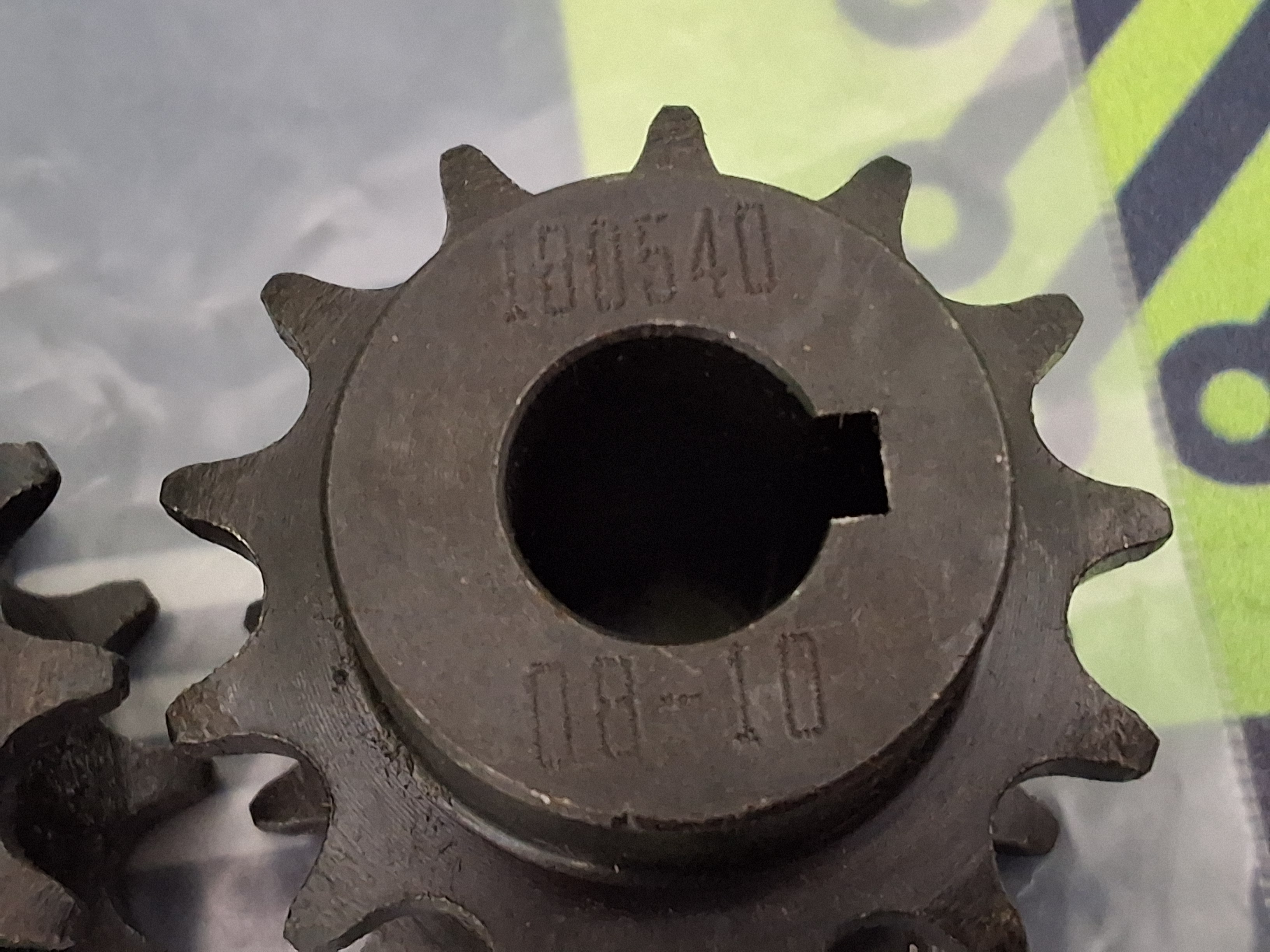 Used 180540 ROLLER CHAIN SPROCKET 08-10 - LOT OF 2 UNITS