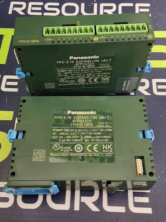 Used PANASONIC FP0-E16 EXPANSION UNIT FP0-E16RS 24V