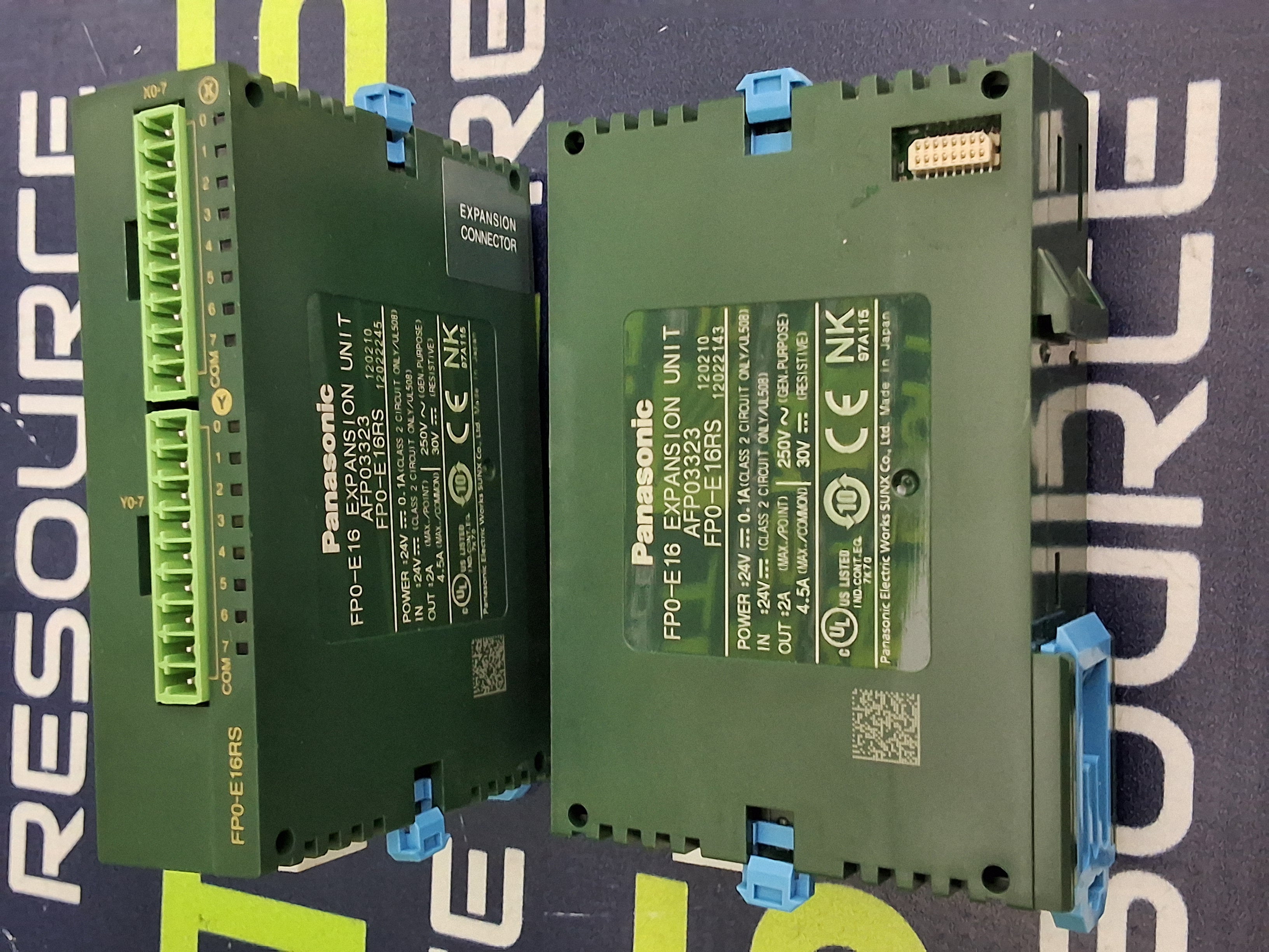 Used PANASONIC FP0-E16 EXPANSION UNIT FP0-E16RS 24V