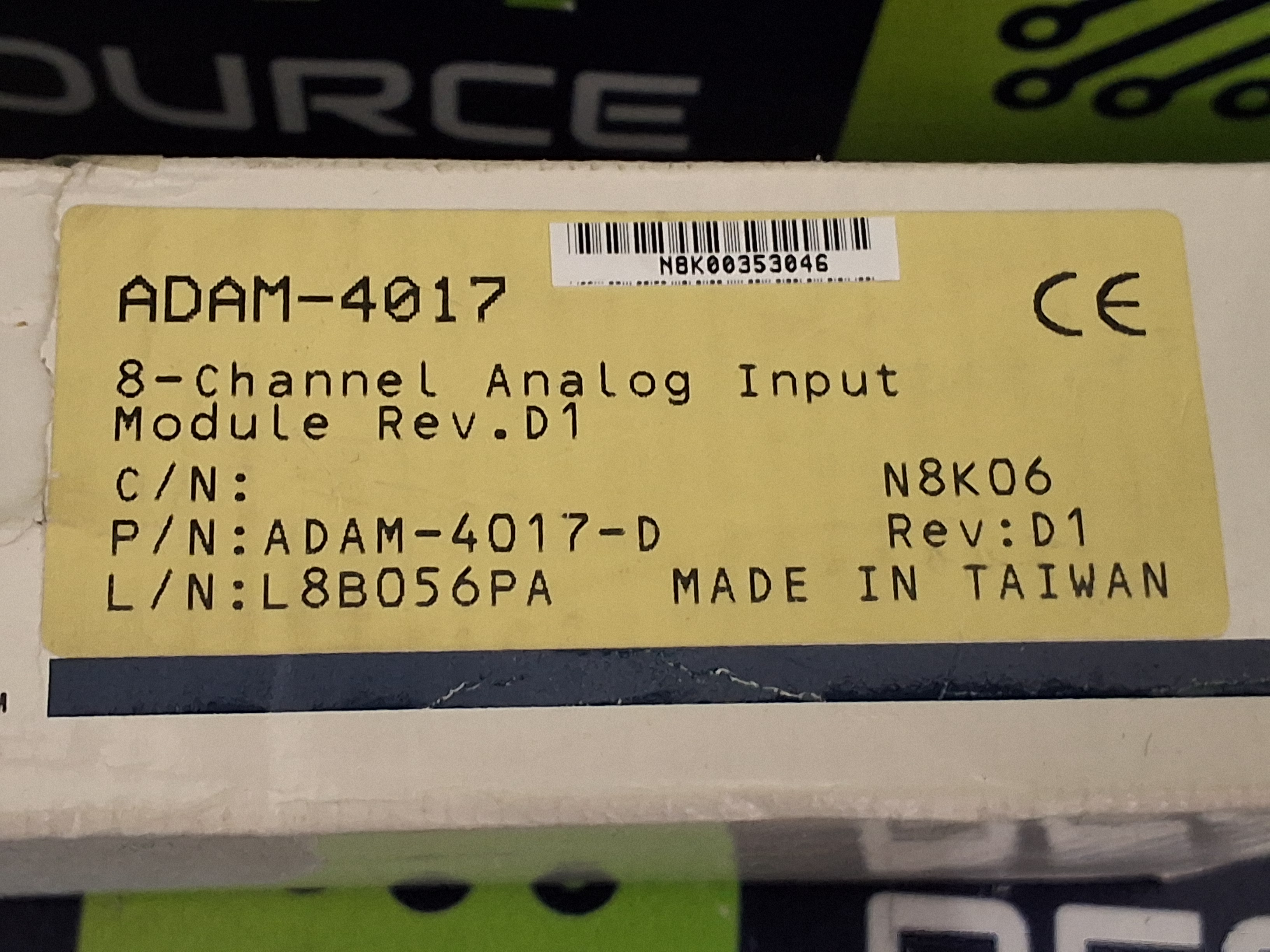 ADVANTECH ADAM-4017 DATA ACQUISITION MODULE