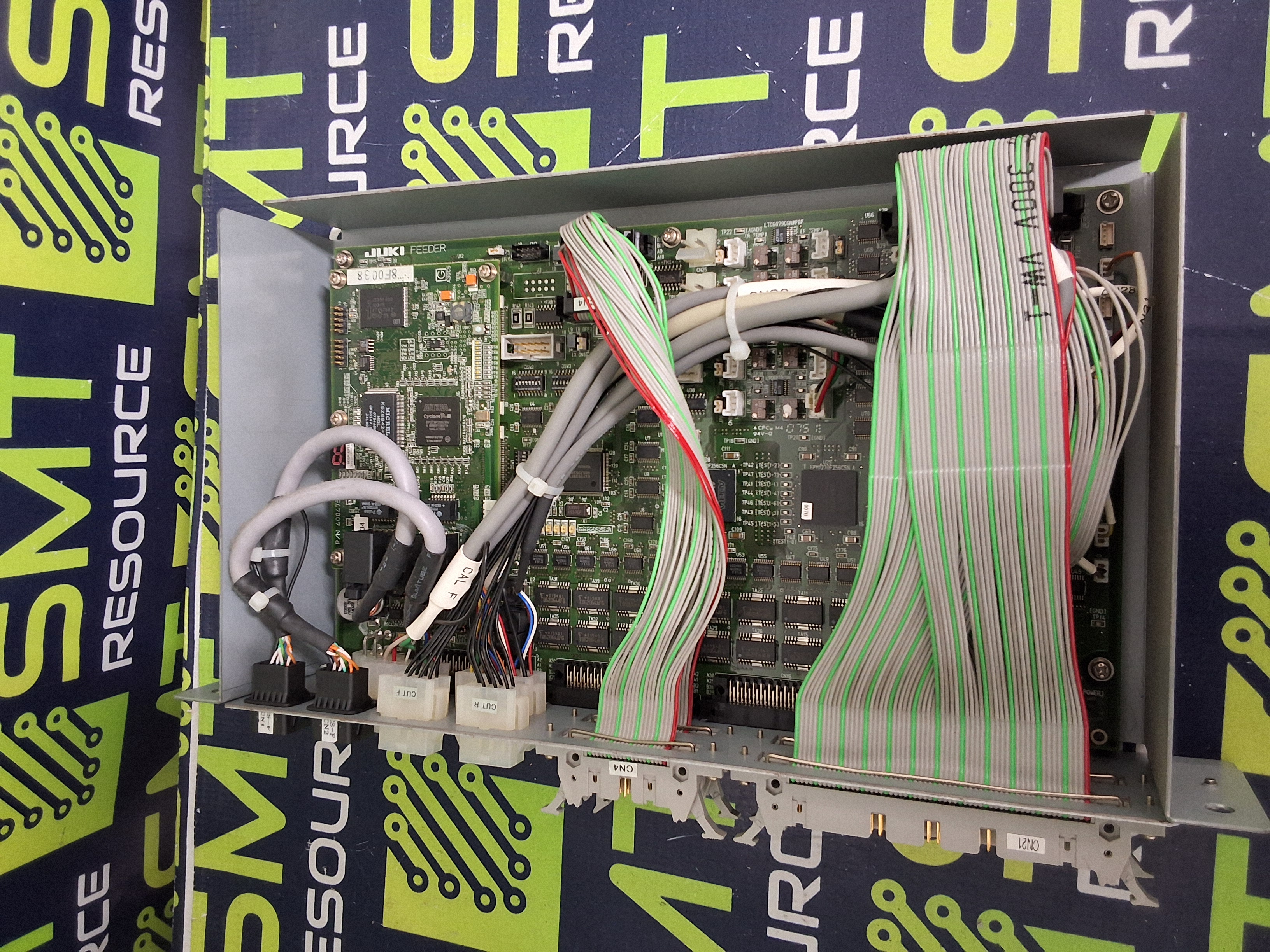 Used JUKI FEEDER 40047540 REV ASSY 40047541 WITH JUKI 40047503 ETHER-SLAVE CIRCUIT BOARD 40047504