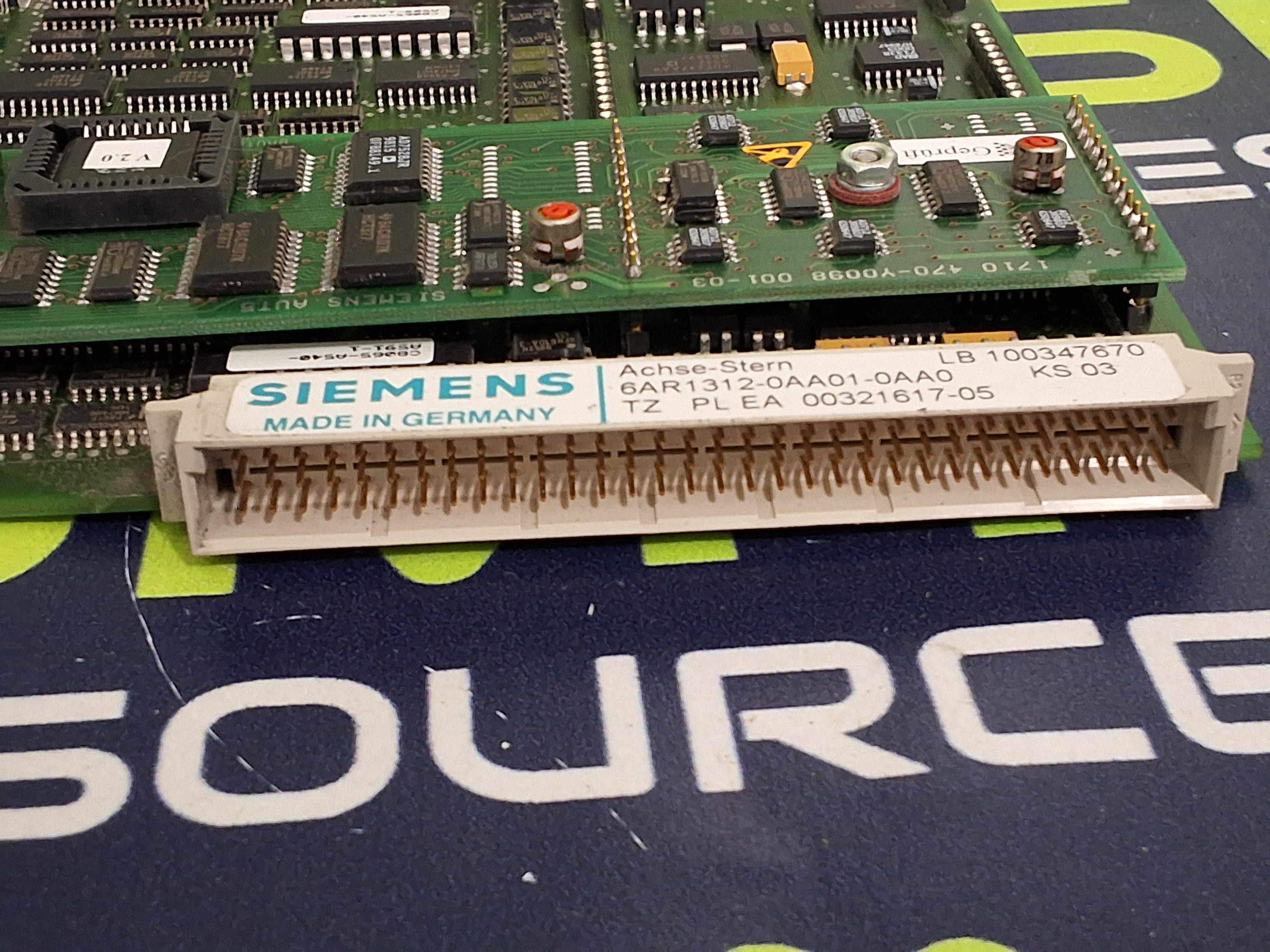 Used SIEMENS 6AR1312-0AA01-0AA0 CIRCUIT BOARD