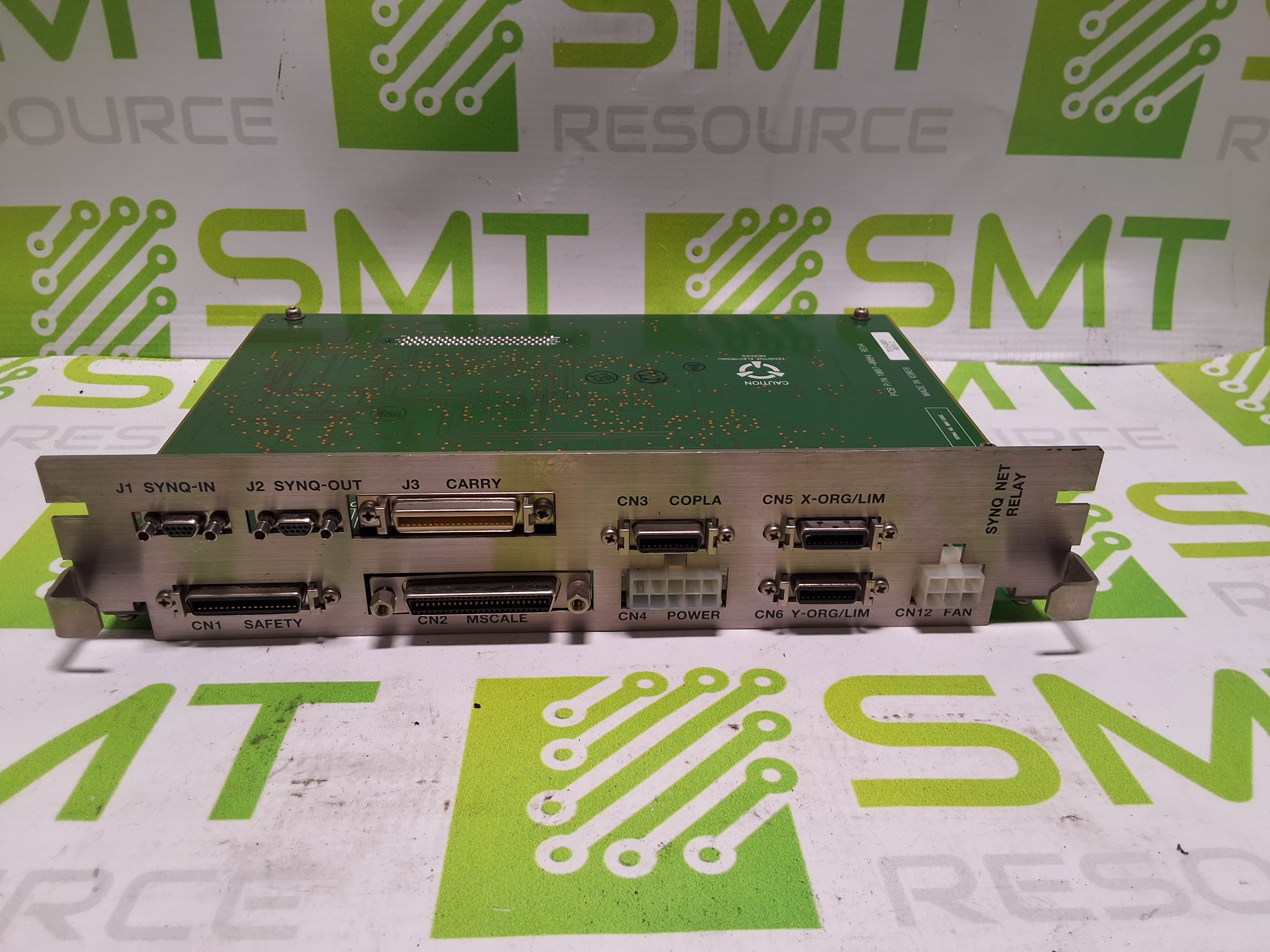 Used JUKI 40001931 SYNQNET-RELAY CIRCUIT BOARD