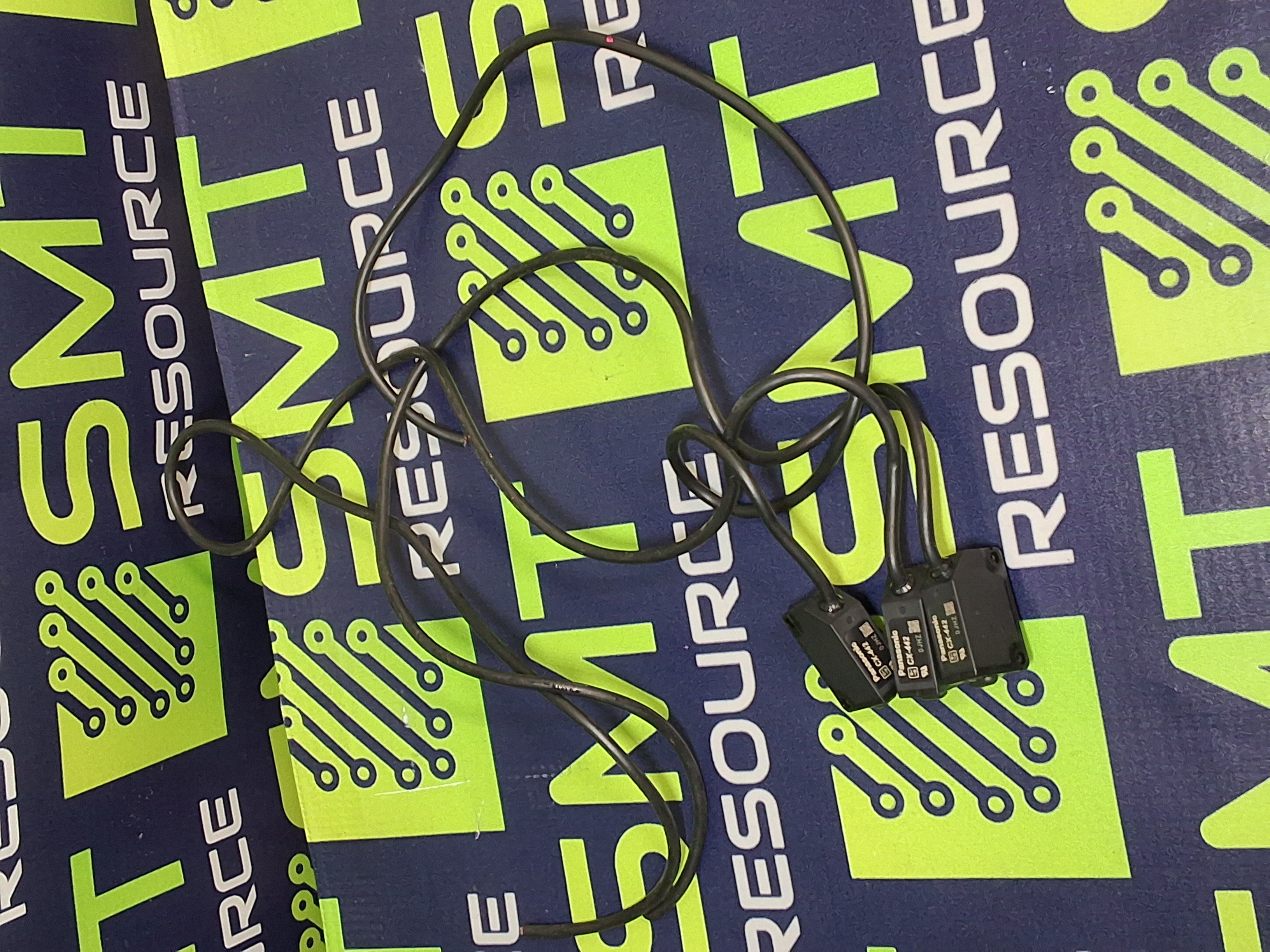 Used PANASONIC CX-442 PHOTOELECTRIC SENSOR SWITCH - LOT OF 3