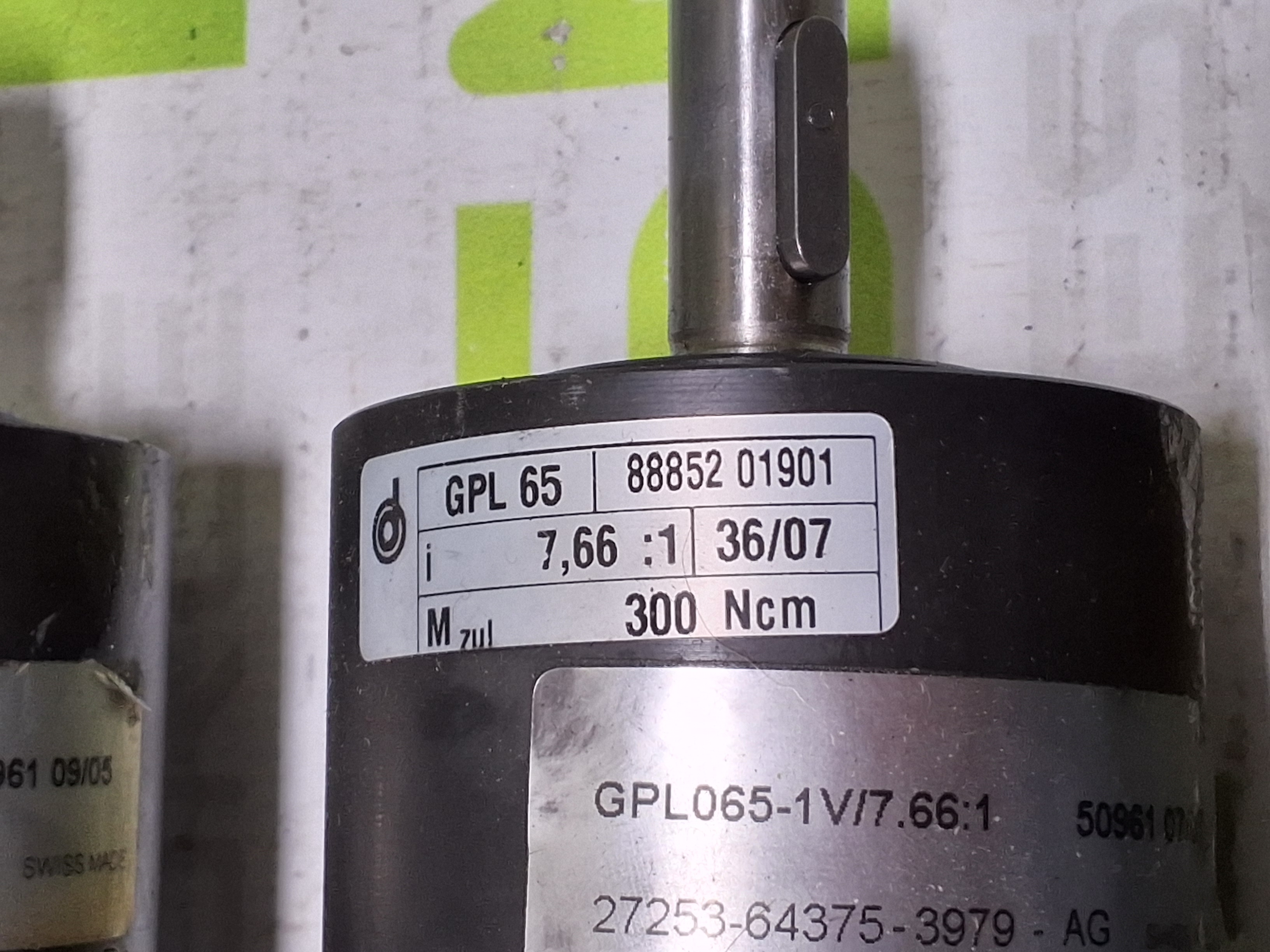 Used DUNKERMOTOREN BG65x50CI MOTOR WITH GPL65 GEAR REDUCER *NO PULLEY*