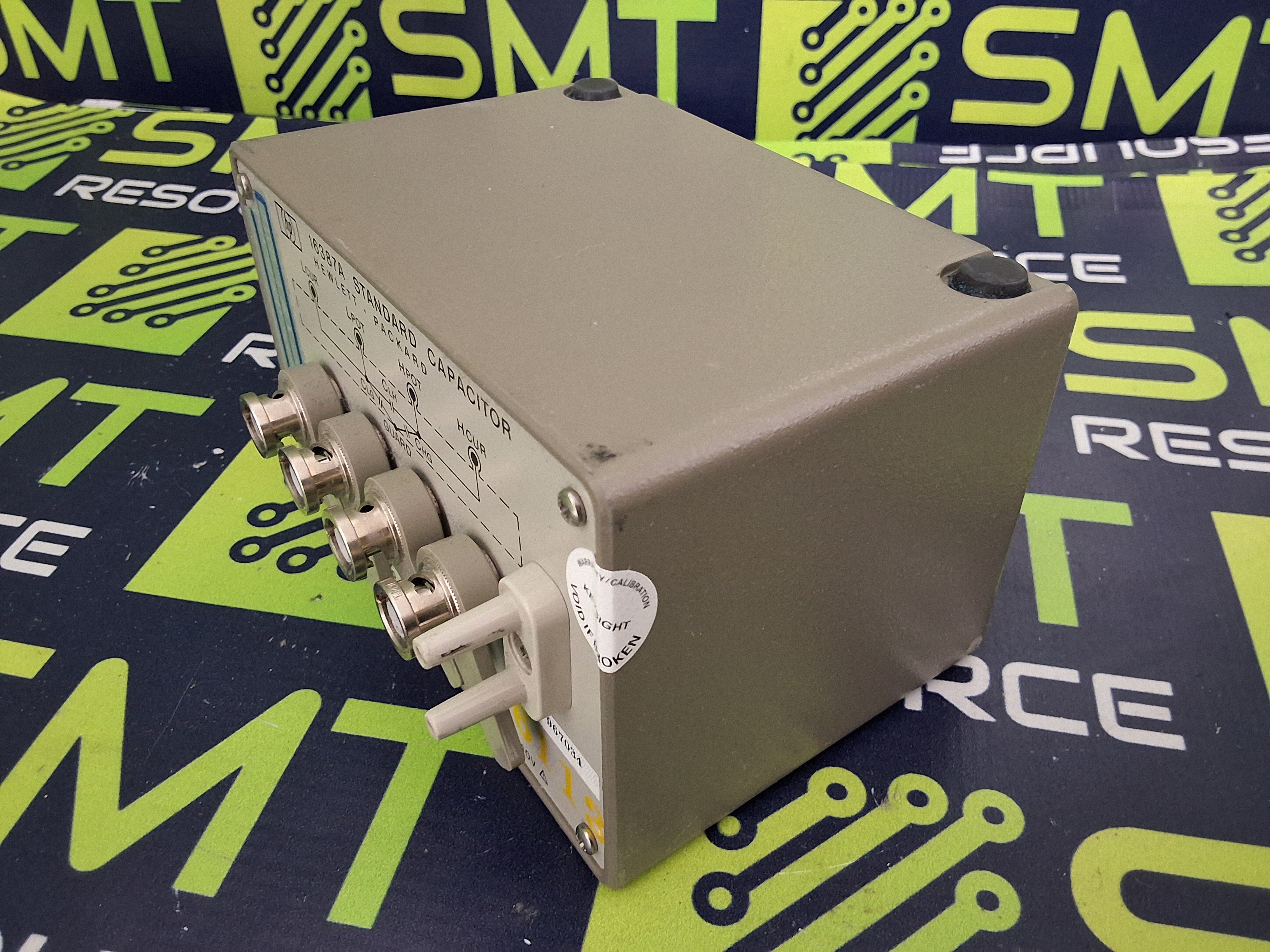 Used HP HEWLETT PACKARD 16387A STANDARD CAPACITOR 1 µF ±0.1% 40V