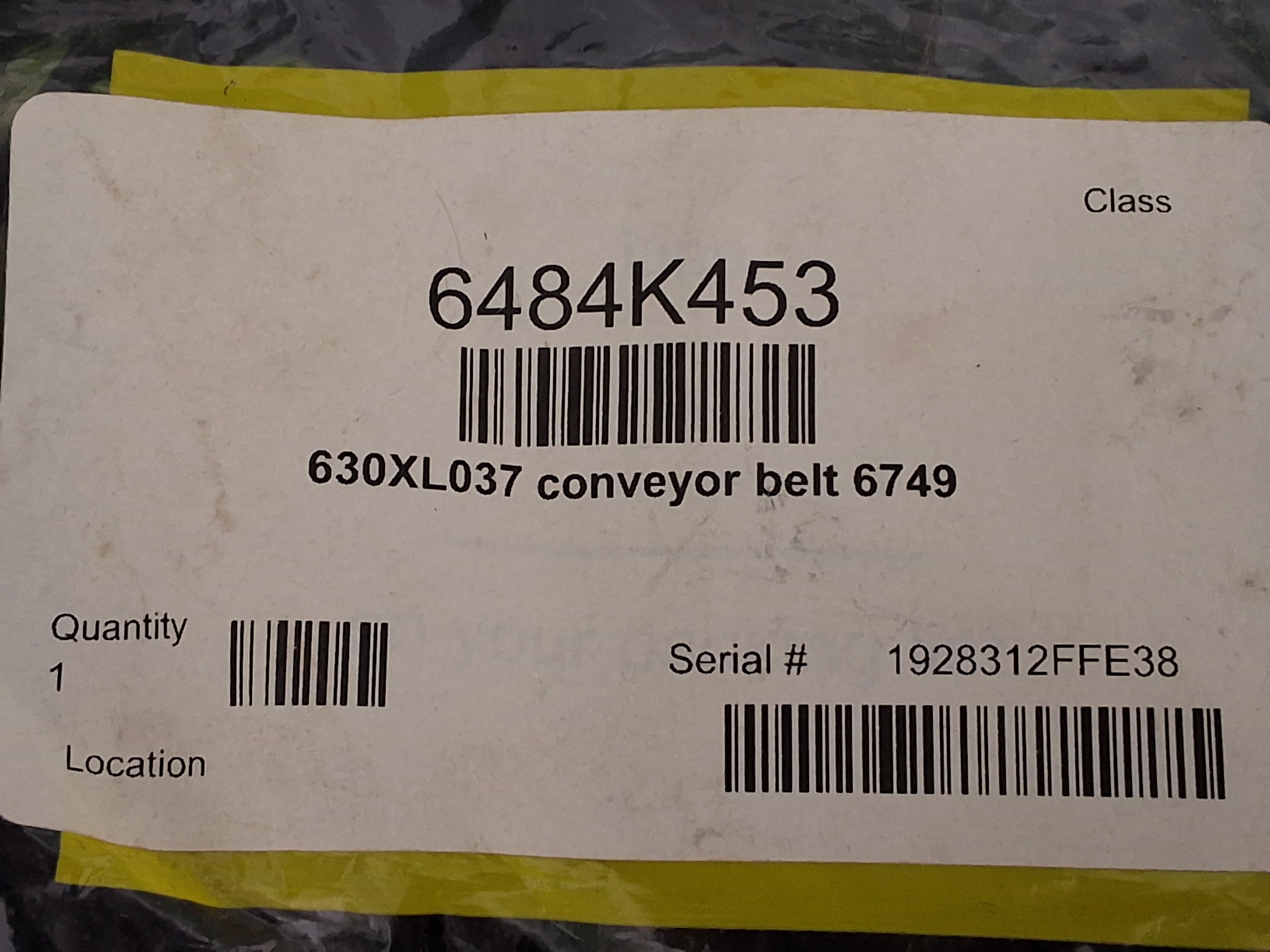 GATES POWERGRIP 630XL037 CONVEYOR / TIMING BELT - LOT OF 2 - BRAND NEW