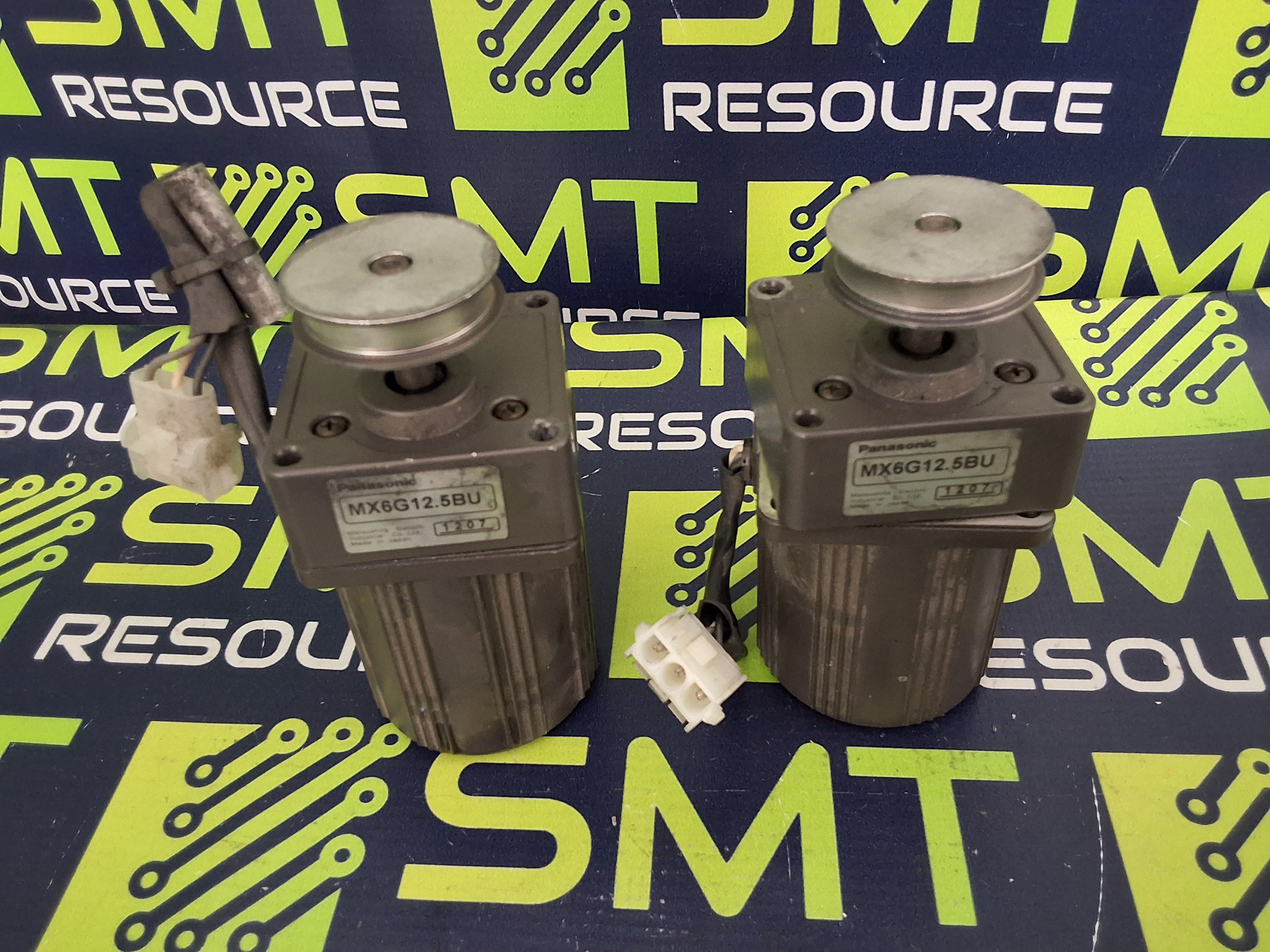 Used PANASONIC M61X6GU SINGLE PHASE INDUCTION MOTOR W/ MX6G12.5BU GEARHEAD