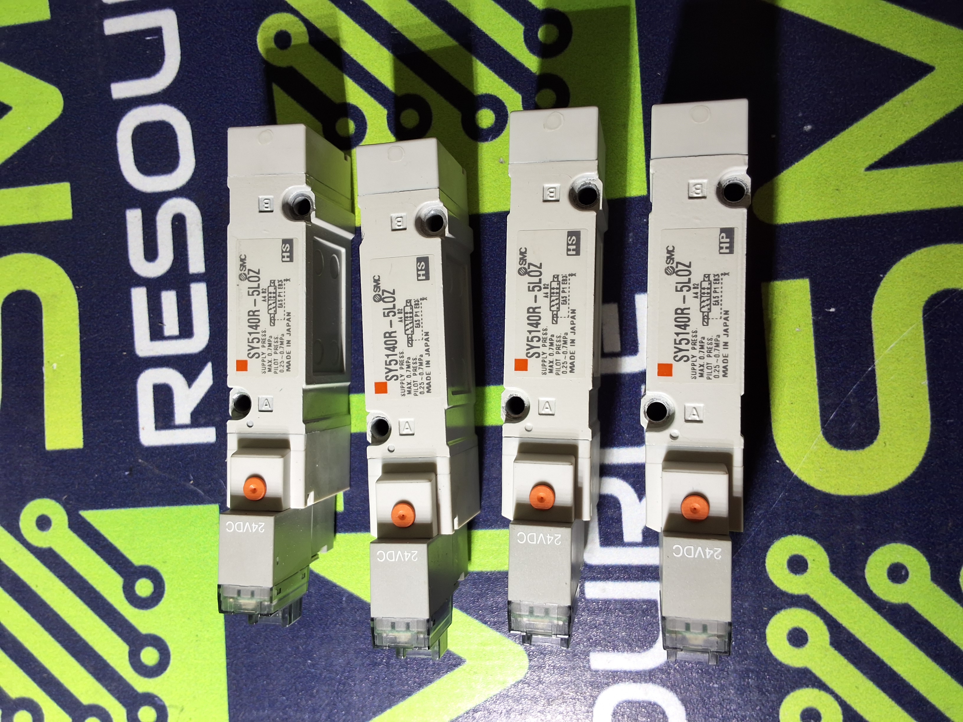 Used SMC SY5140R-5LOZ SOLENOID VALVE