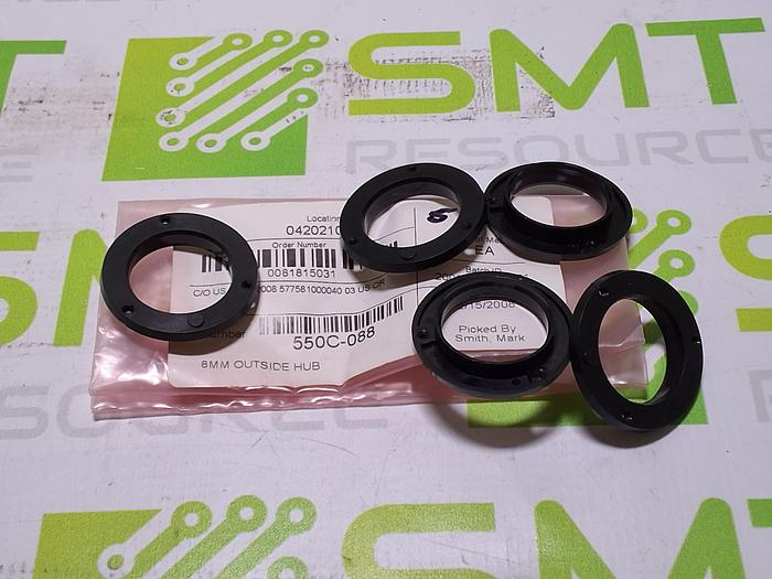 Used UNIVERSAL INSTRUMENTS 550C-088 8MM OUTSIDE HUB - LOT OF 5