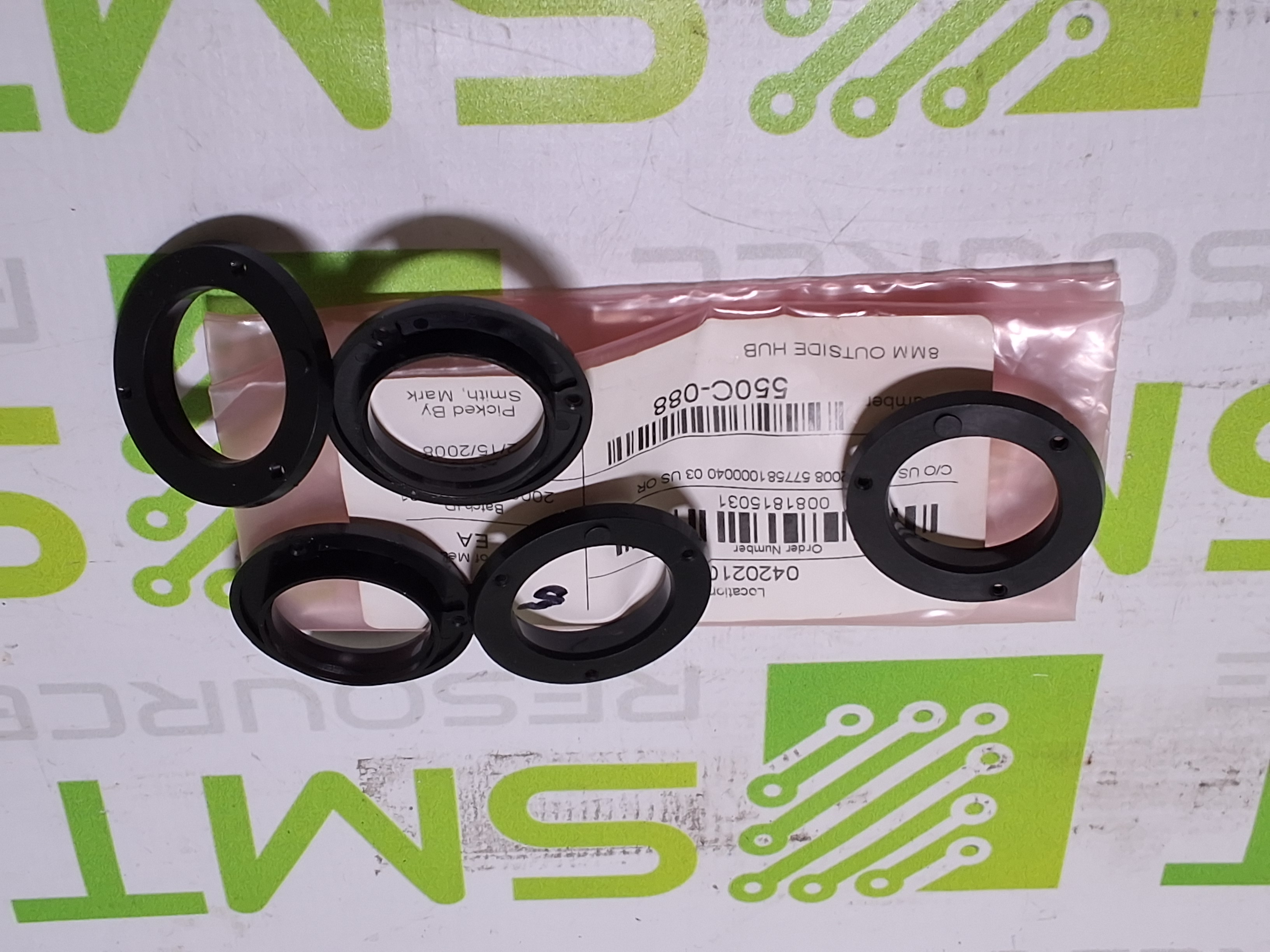 Used UNIVERSAL INSTRUMENTS 550C-088 8MM OUTSIDE HUB - LOT OF 5