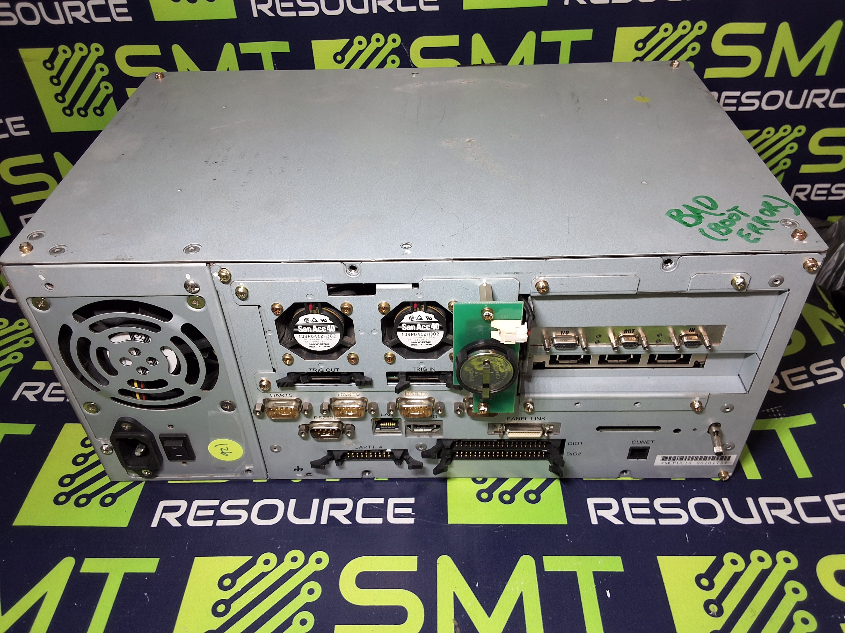 Used FUJI NXT MCPUC10 MODULE CPU CONTROL BOX WITH A BAD BOOT ERROR