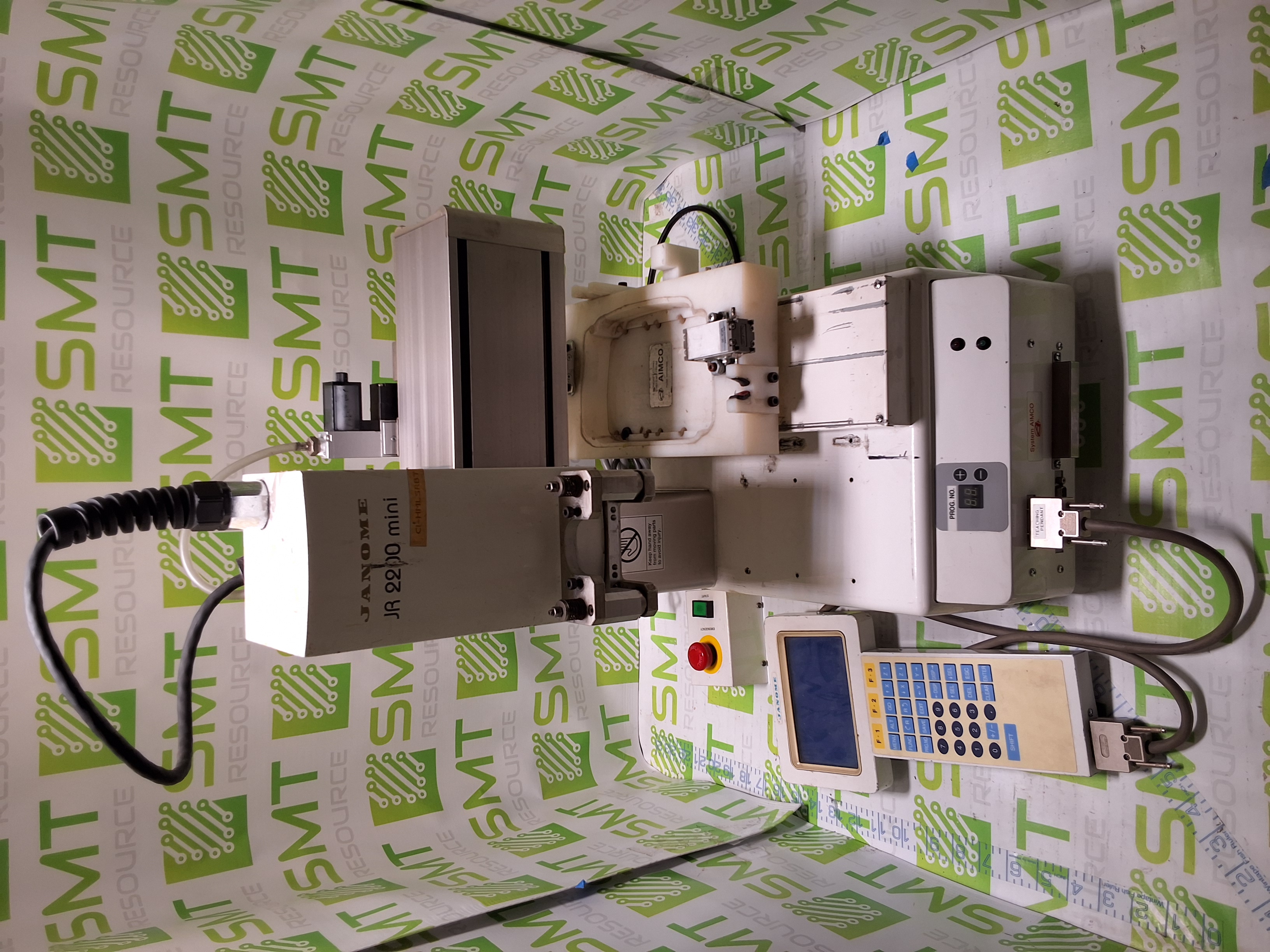 Used JANOME JR2200 MINI ROBOT WITH JANOME JP-F2 TEACH PENDANT 