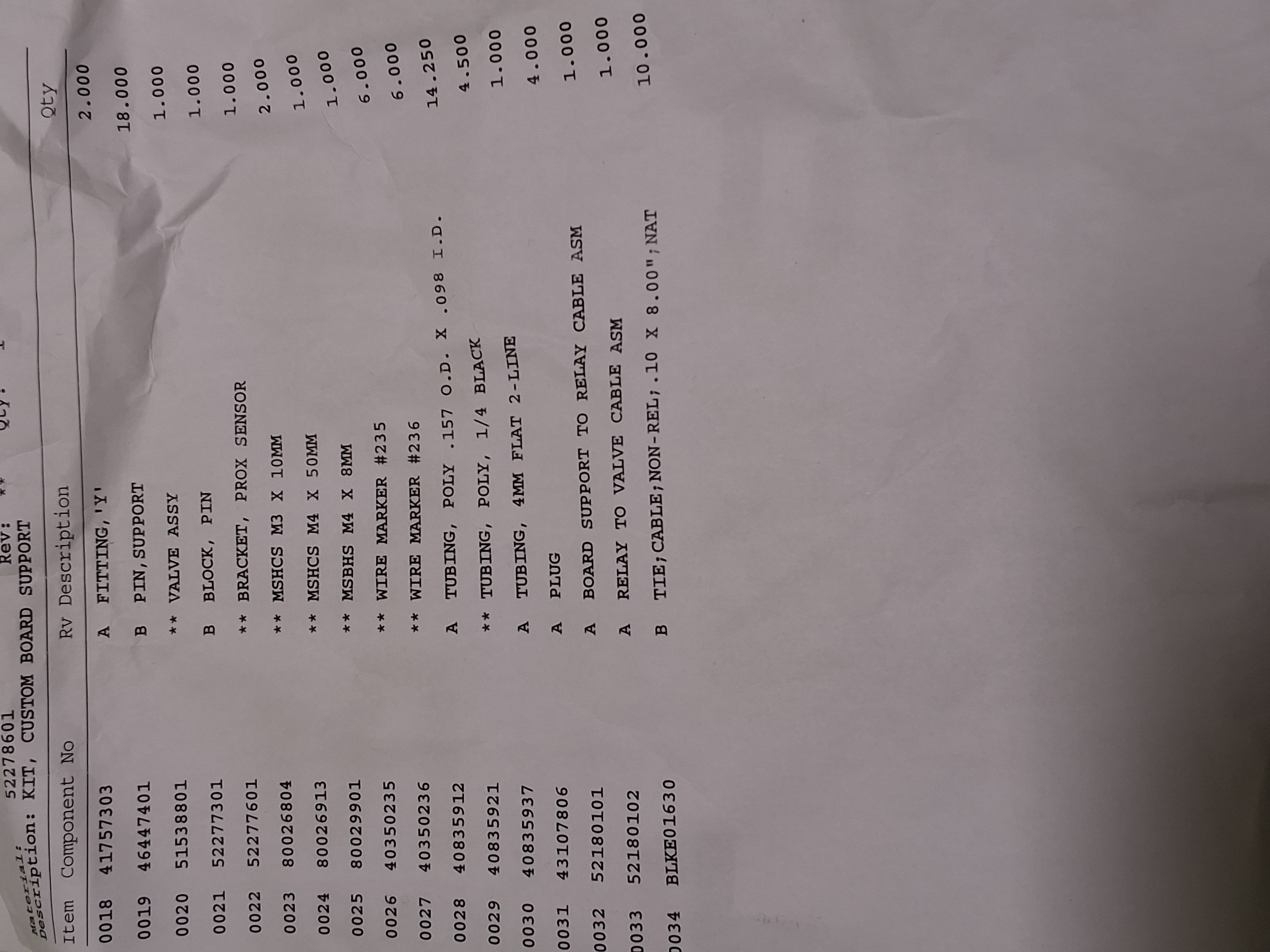 UNIVERSAL INSTRUMENTS 52278601 CUSTOM BOARD SUPPORT KIT - NEW