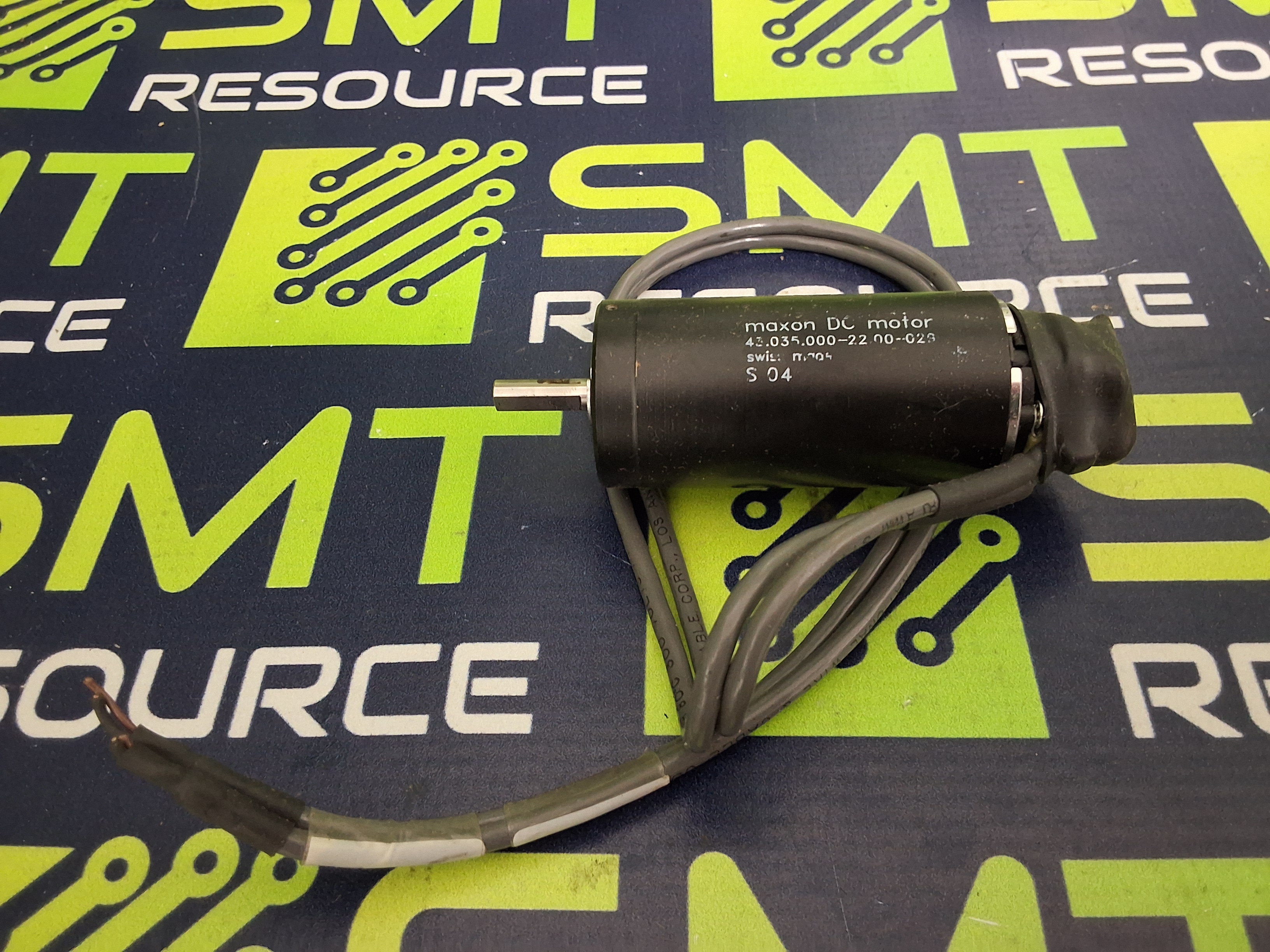 Used MAXON DC MOTOR / UNIVERSAL INSTRUMENTS P/N: 47598201 GSM Z MOTOR