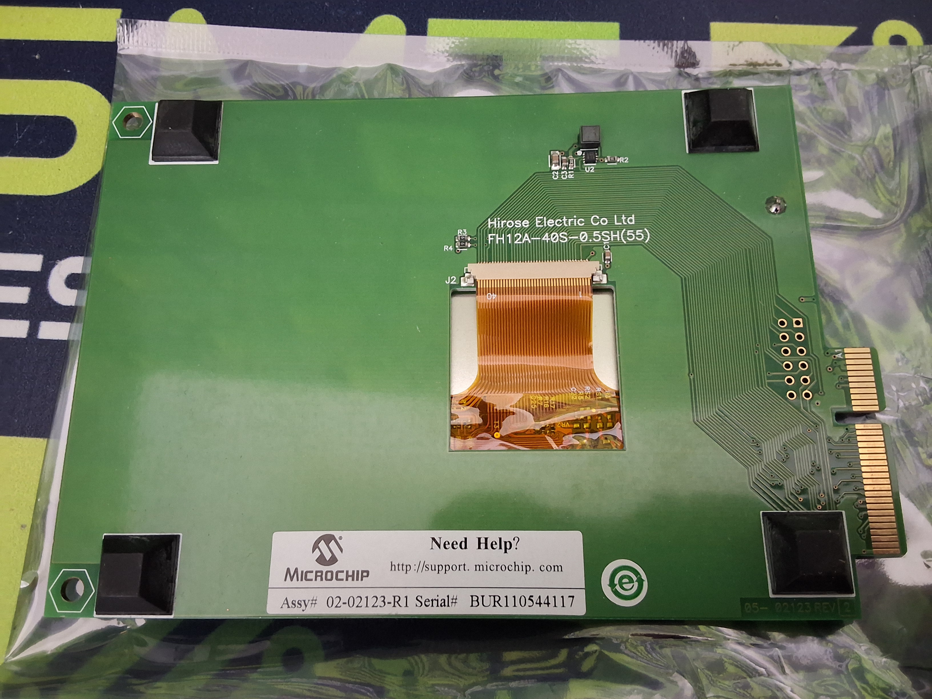 MICROCHIP TECHNOLOGY PH480272T_005_I11Q GRAPHICS DISPLAY POWERTIP LCD MODULE - BRAND NEW