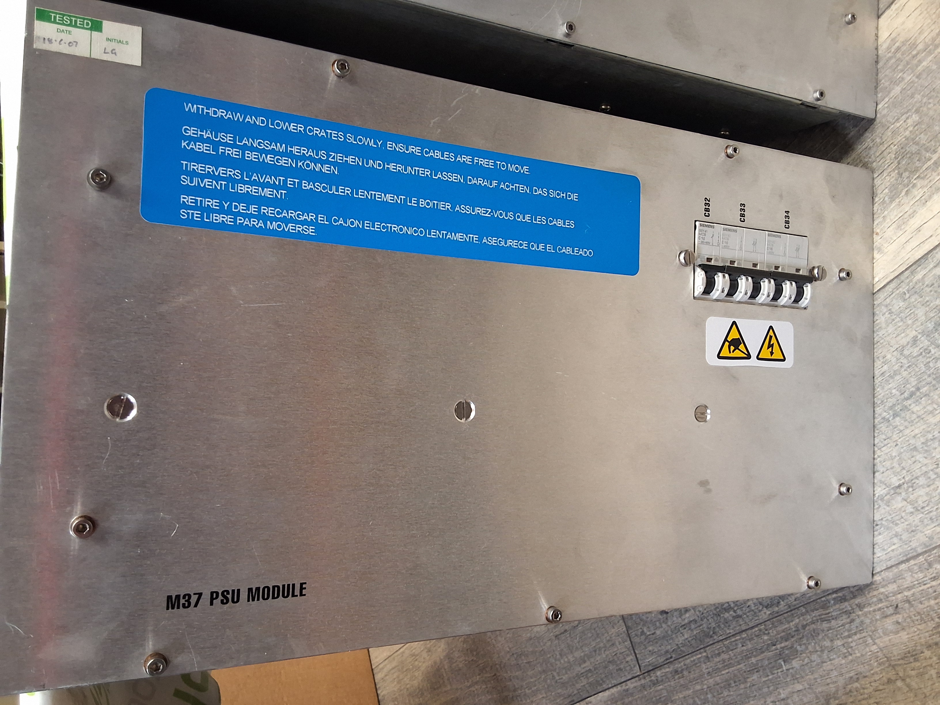 Used DEK M37 PSU Module