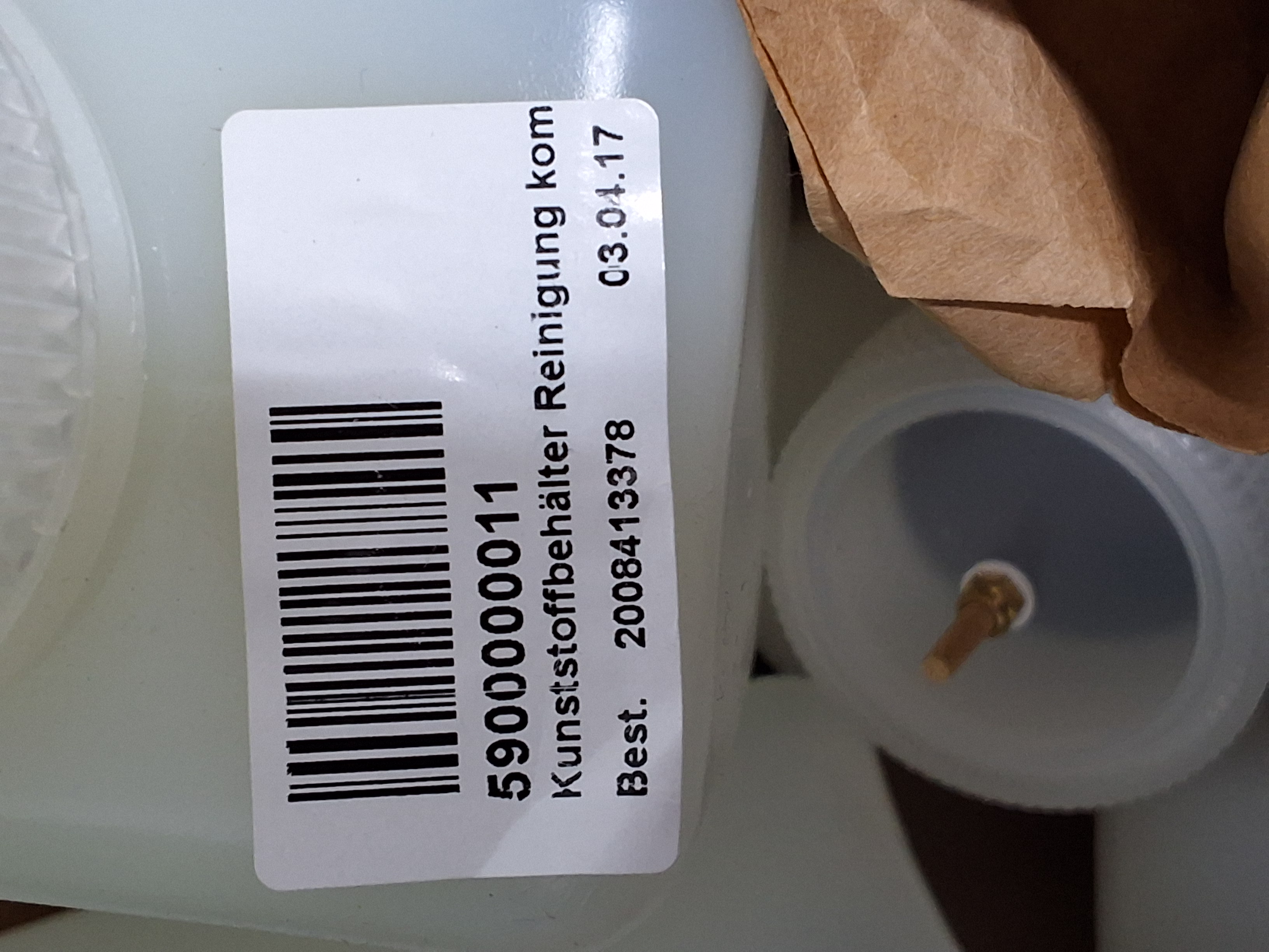 EKRA X4 / NALGENE SOLVENT TANK / CONTAINER BOTTLE 5900000011 - BRAND NEW