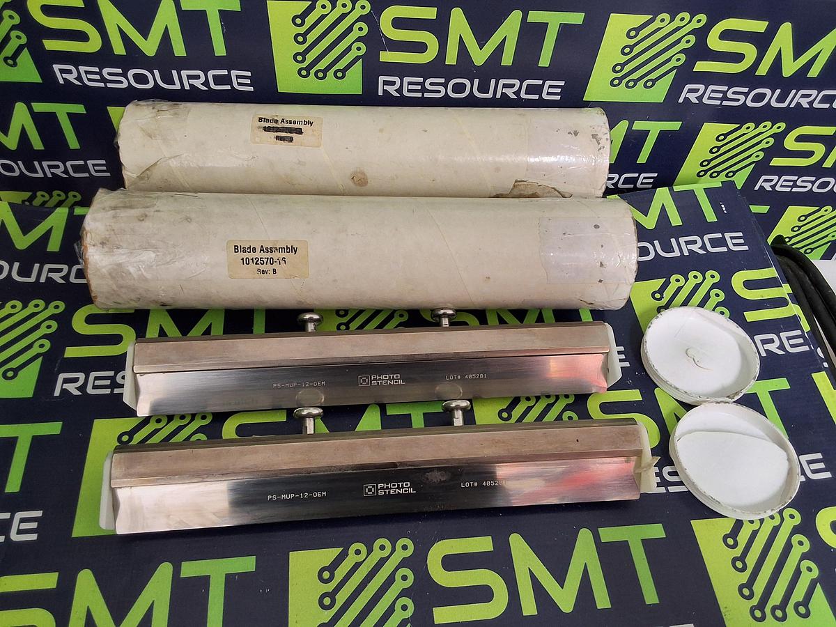 Used MPM PHOTO STENCIL PS-MUP-12-OEM 12in SQUEEGEE BLADE SET - LOT OF 2