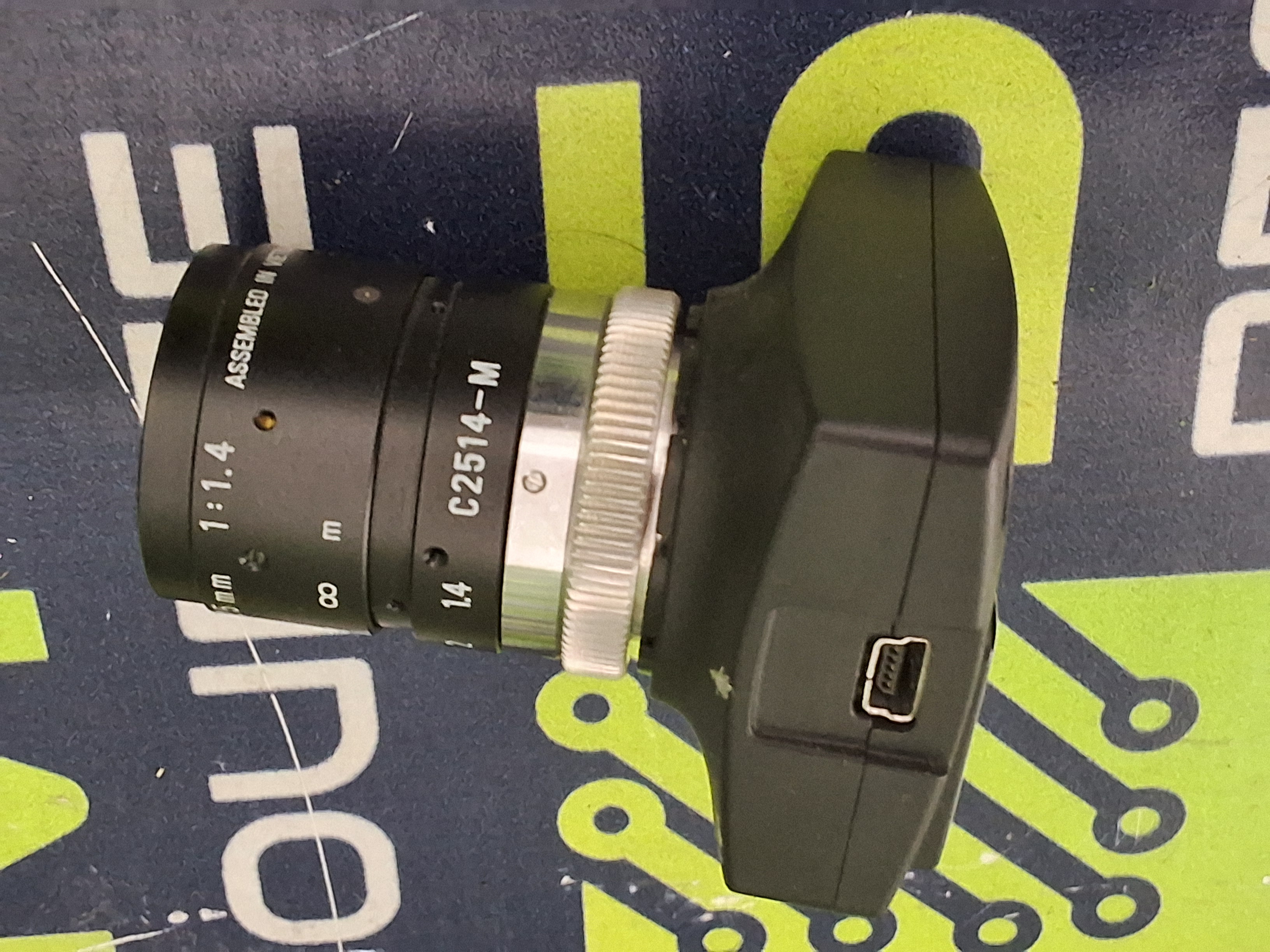 Used IDS uEye UI-1645LE-C-HQ USB 2.0 INDUSTRIAL DIGITAL CAMERA WITH PENTAX C2514-M LENS
