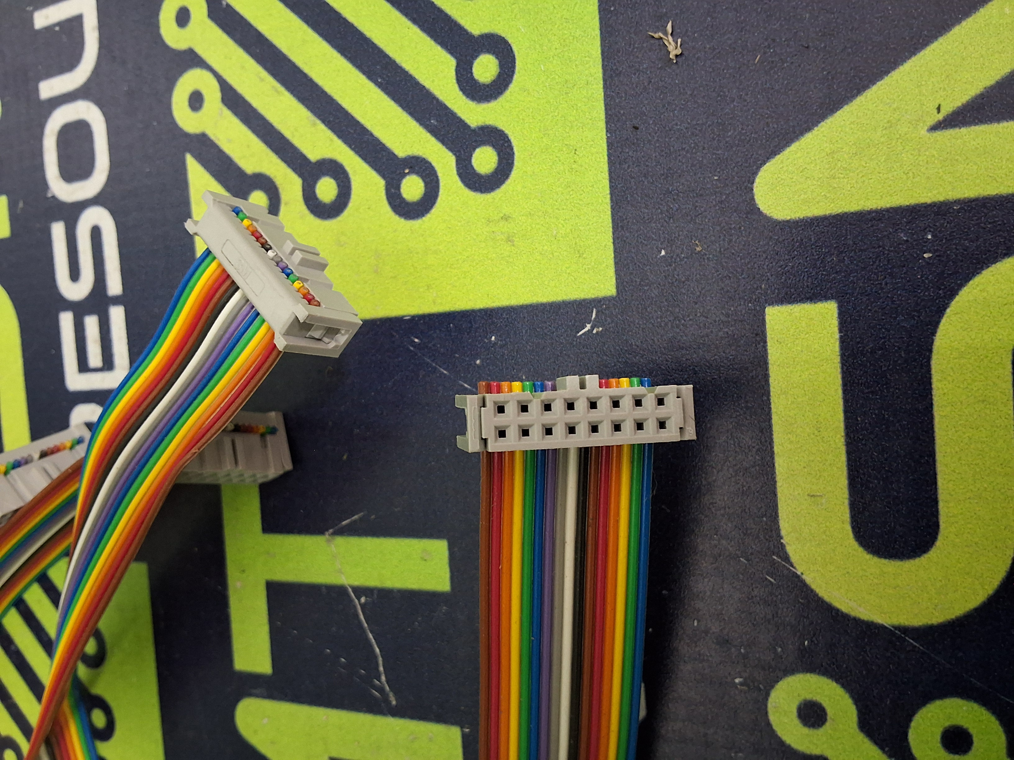 Used POWERTIP PC1602-H LCD DISPLAY PANEL WITH RIBBON CABLE