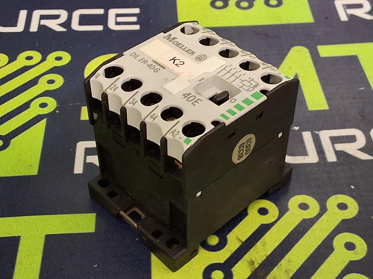 Used MOELLER DIL ER-40-G CONTACTOR RELAY 24VDC
