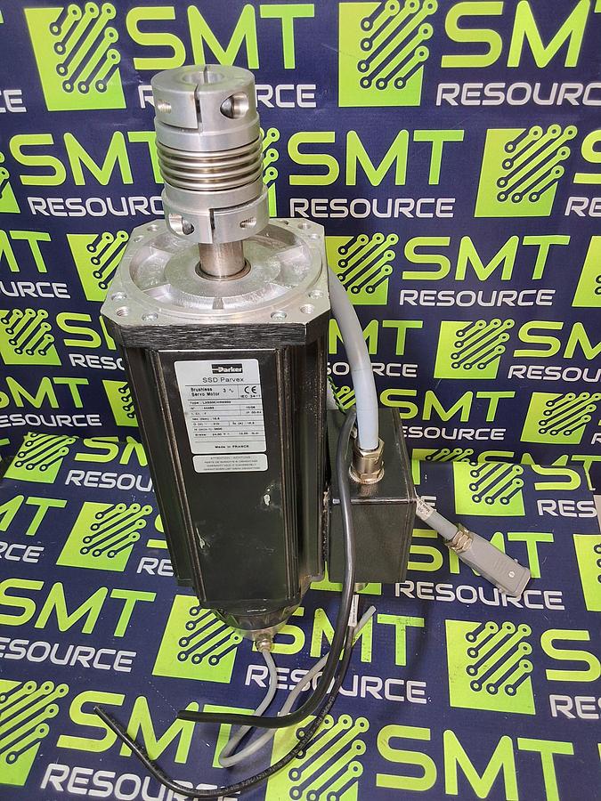Used SSD PARVEX LX650CHR6502 BRUSHLESS SERVO MOTOR WITH AKN 30 GERWAH PF 02/08 MOTOR COUPLER