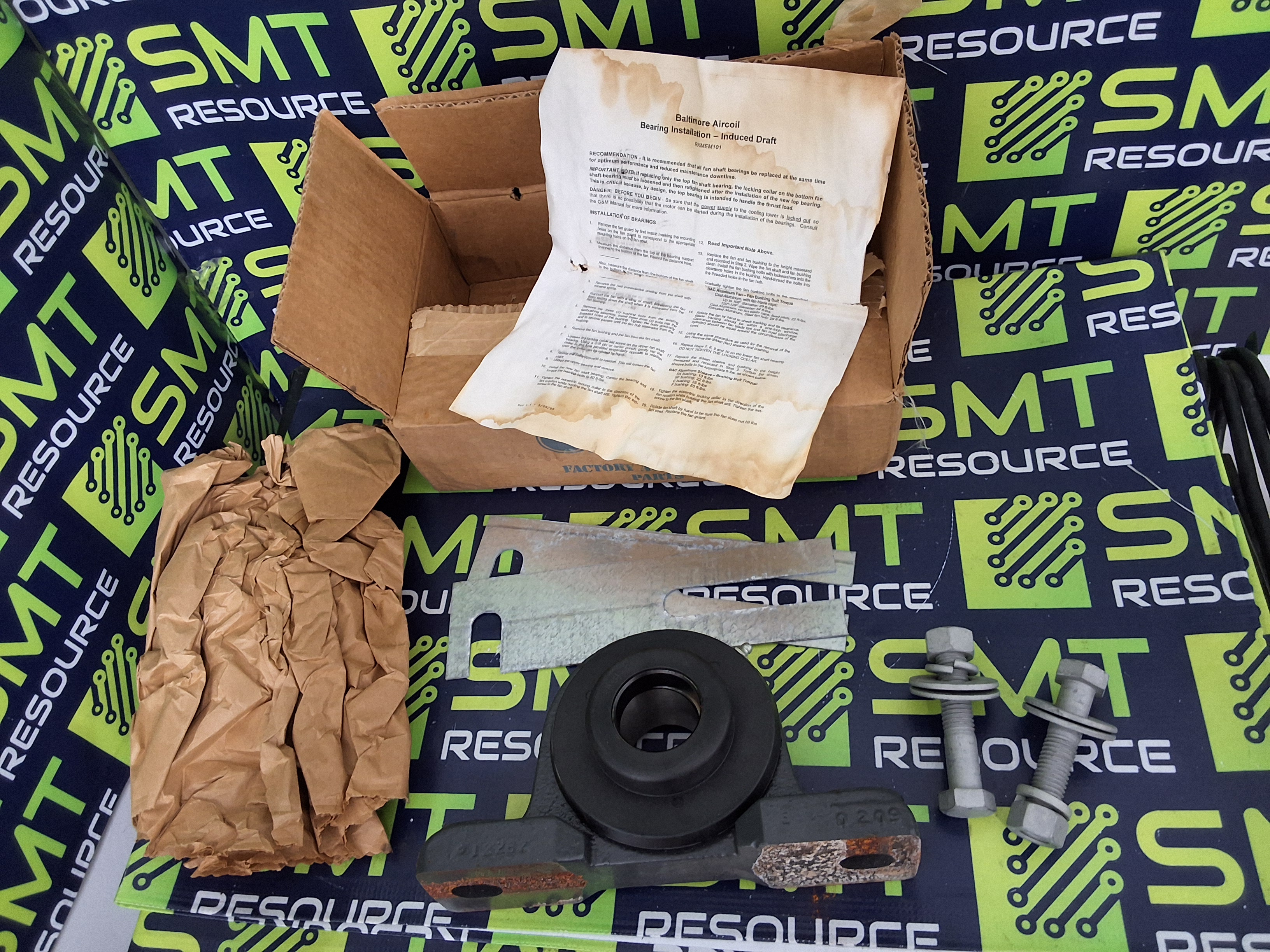 Used BALTIMORE AIR COIL RK240081 PILLOW BLOCK BEARING KIT 