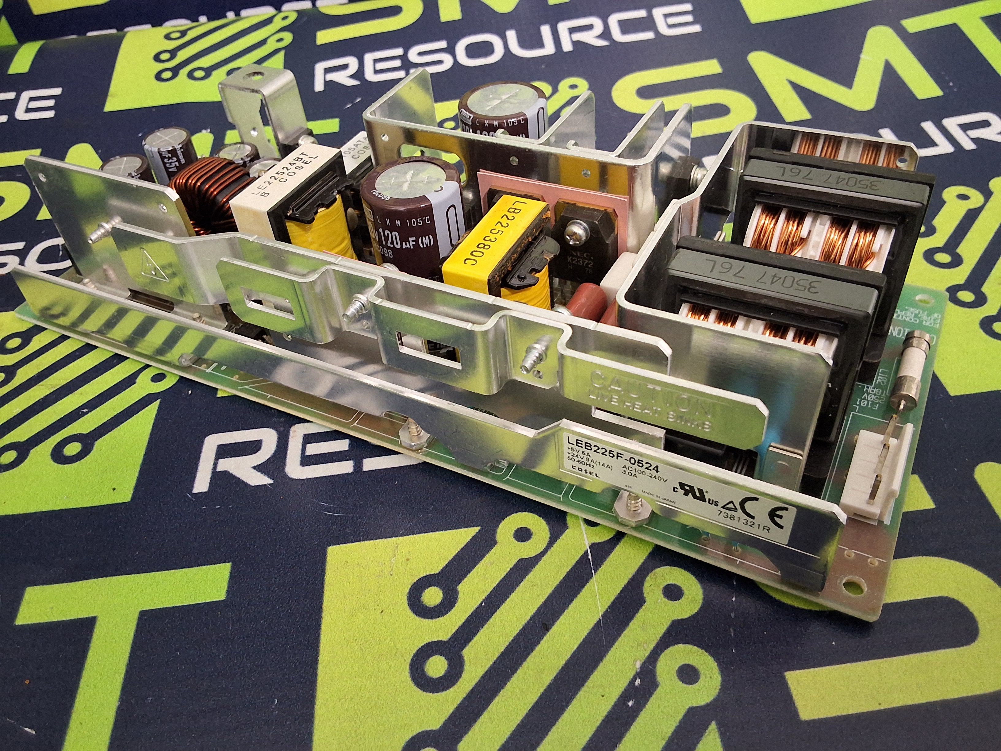 Used COSEL LEB225F-0524 SWITCHING POWER SUPPLY 24V 9A 50/60Hz