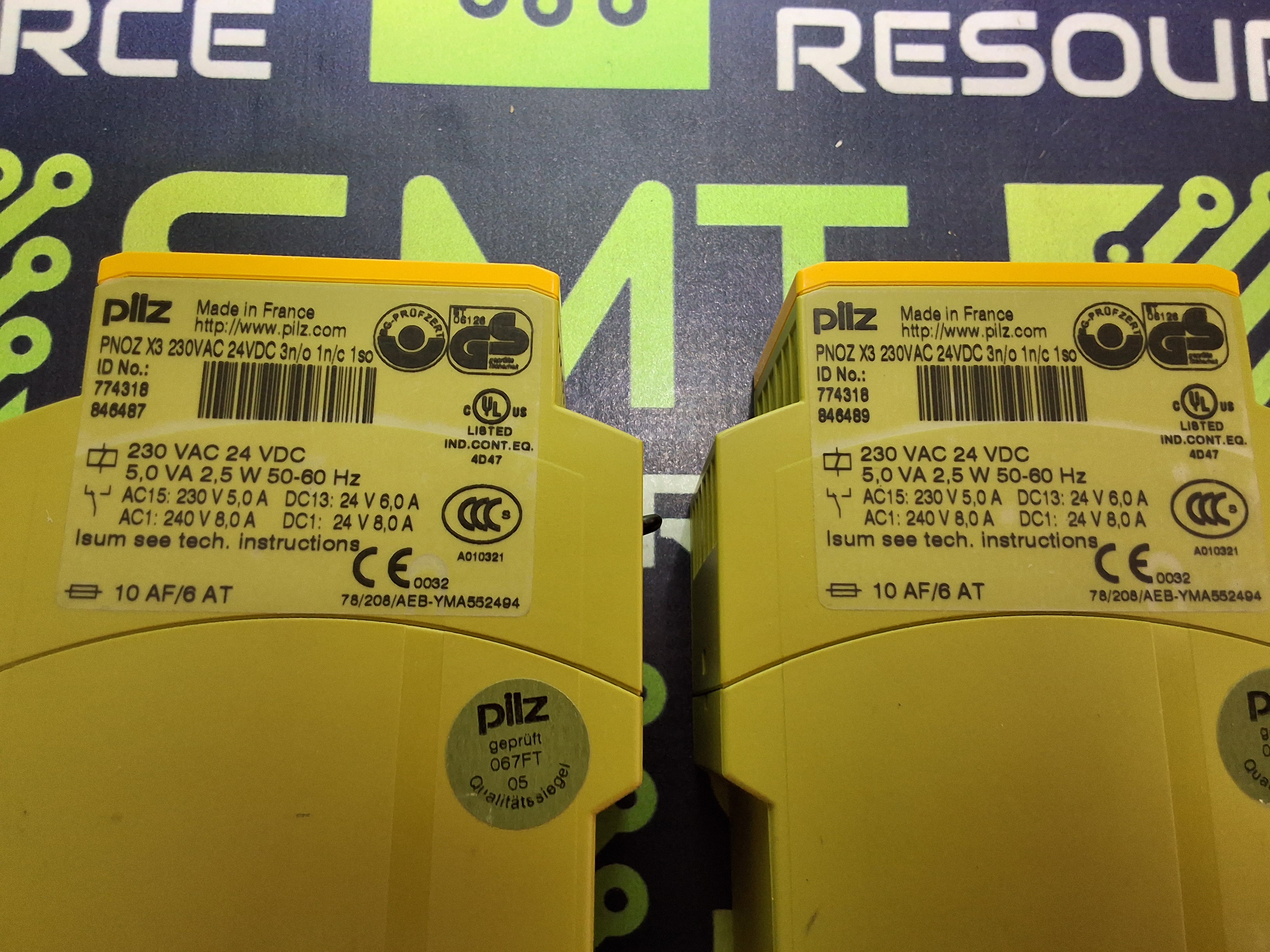 Used PILZ PNOZ X3 SAFETY RELAY